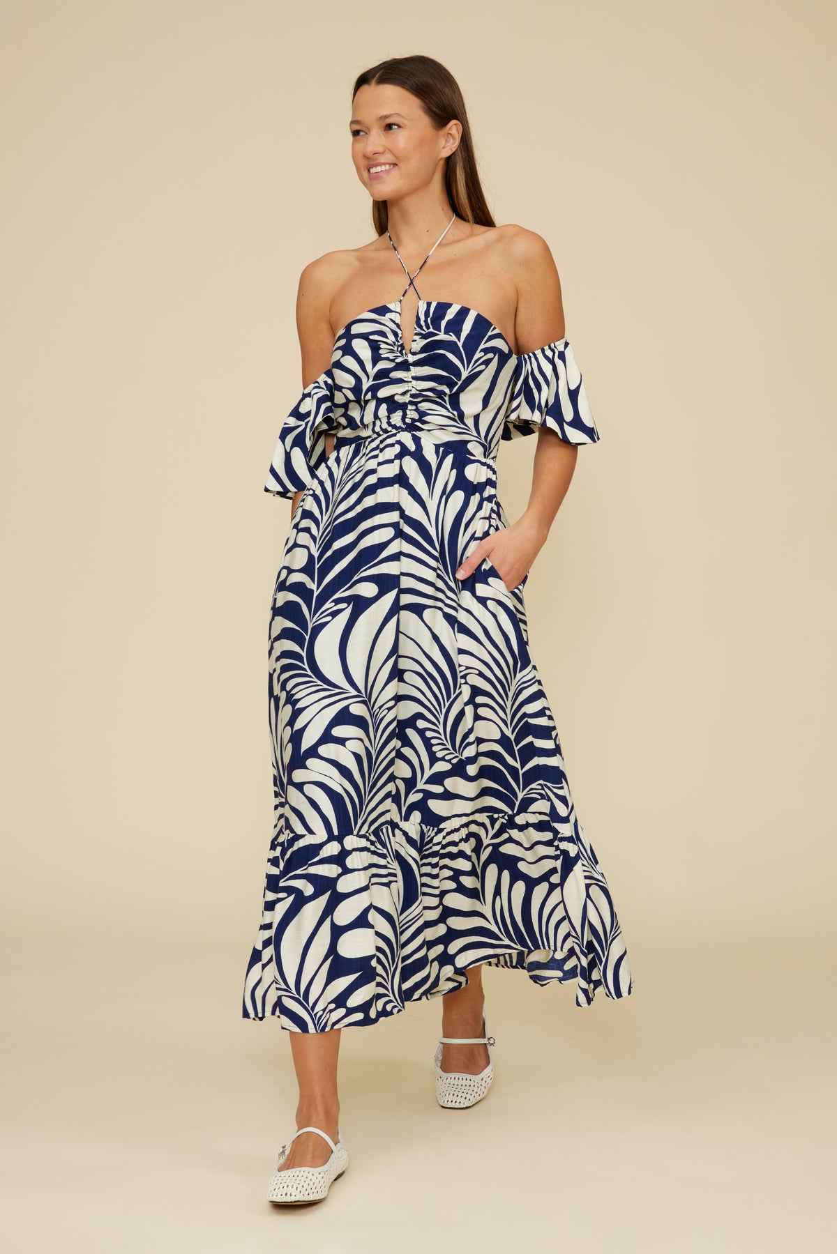 ophelia floral midi dress Lucy Paris - Ophelia Midi Dress