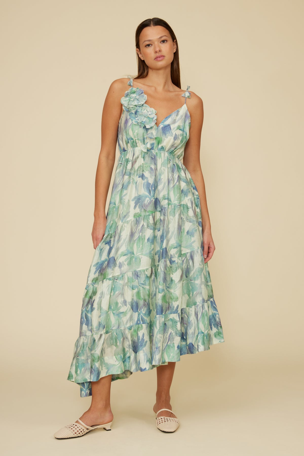 Lucy Paris - Moret Maxi Dress - Blue Medium Lucy Paris - Moret Maxi Dress - Blue Medium