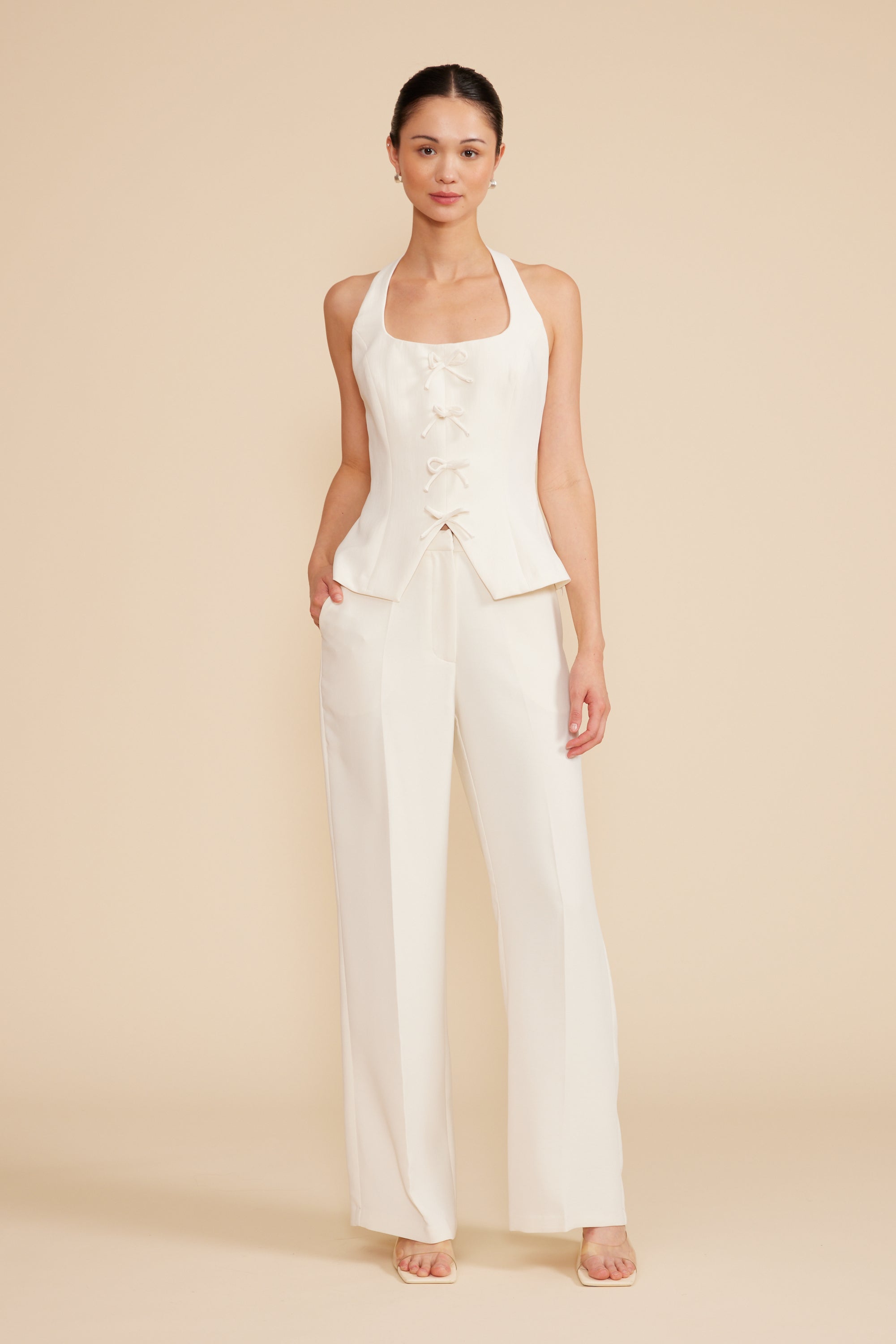 Lucy Paris - Valli Pants - Ivory