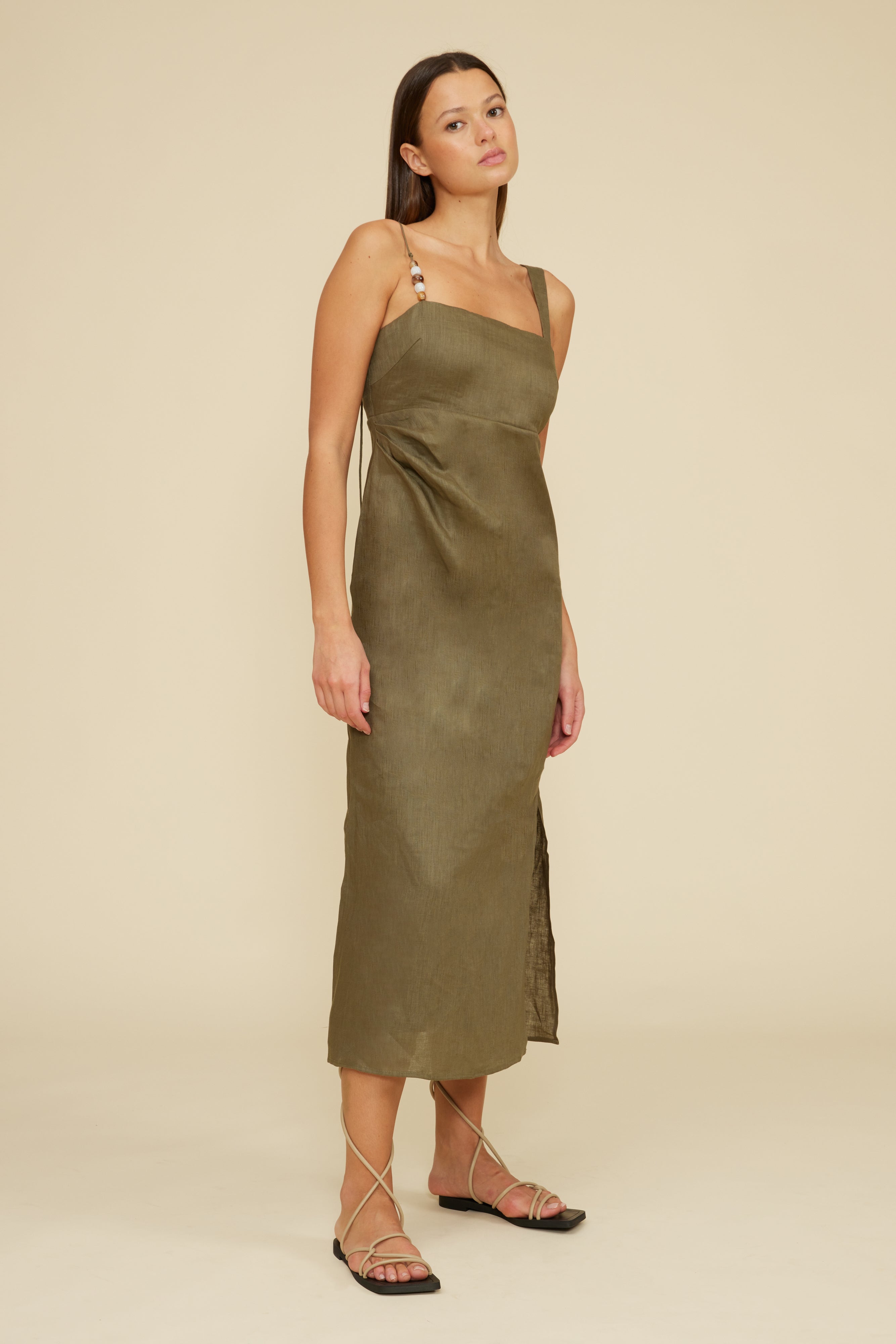 Fallon Dress - Olive