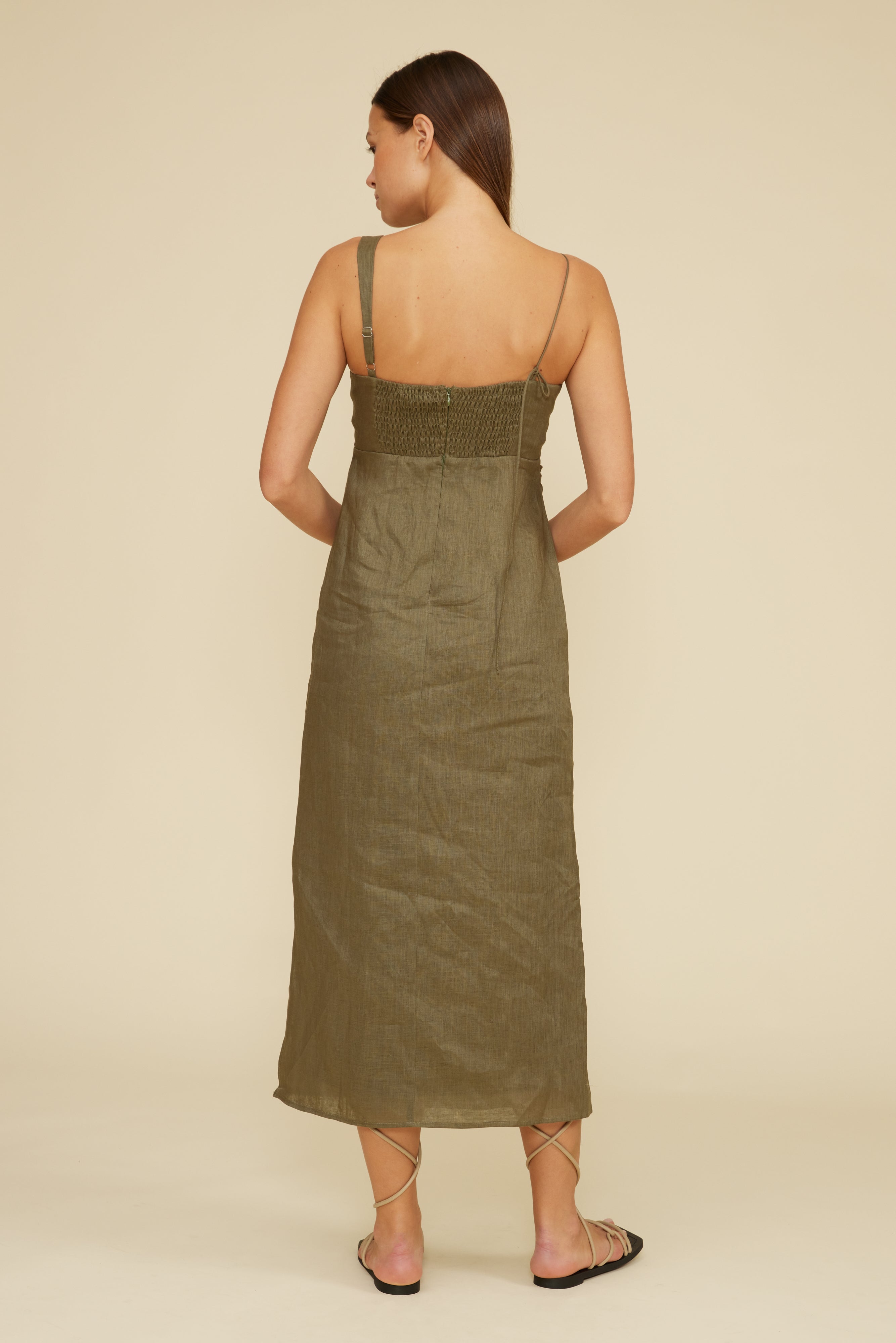 Fallon Dress - Olive