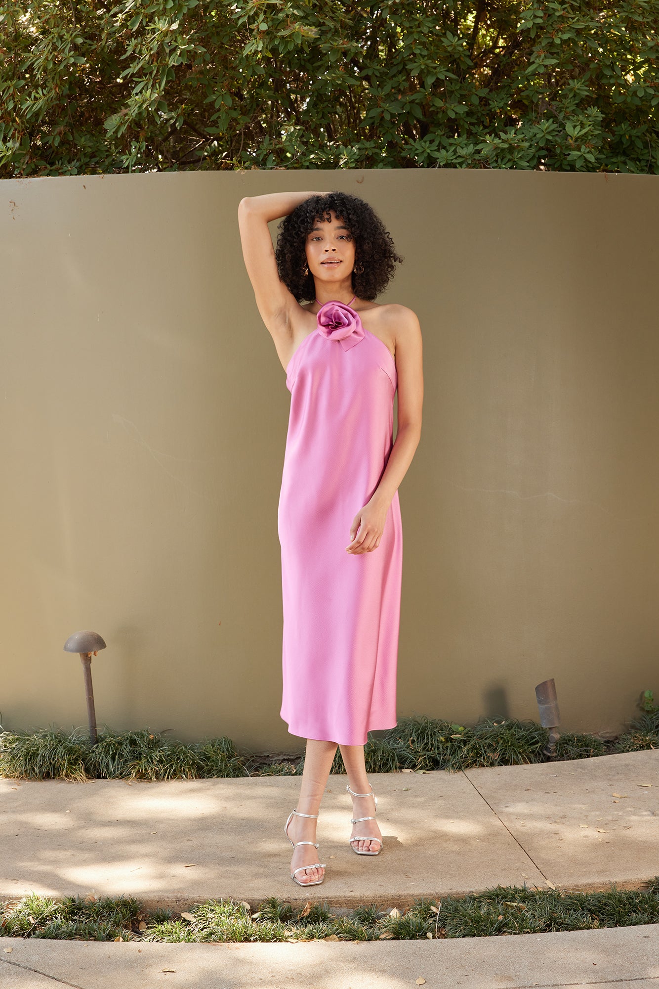 Jonah Halter Dress - Pink
