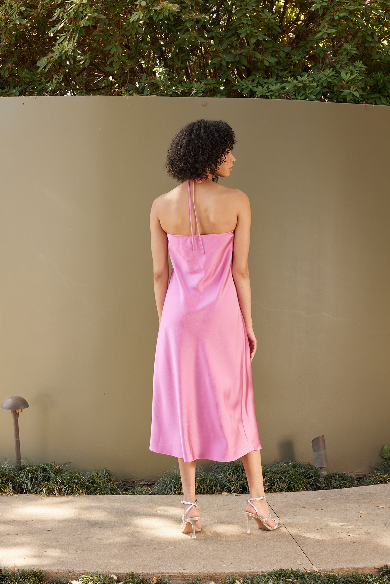 Jonah Halter Dress - Pink