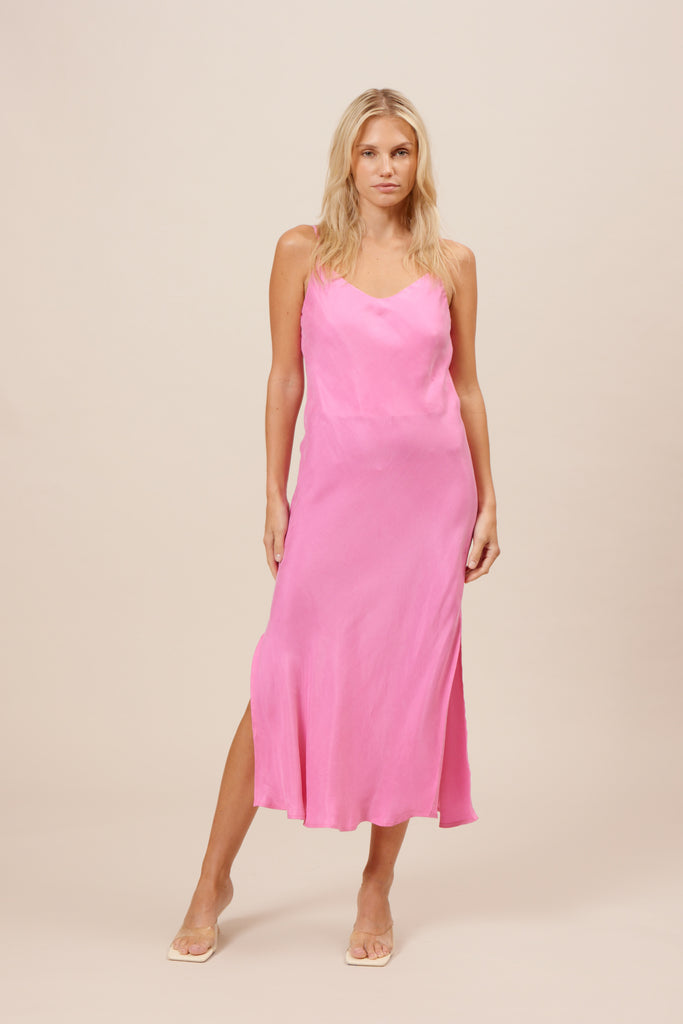 Colette Slip Dress - Pink