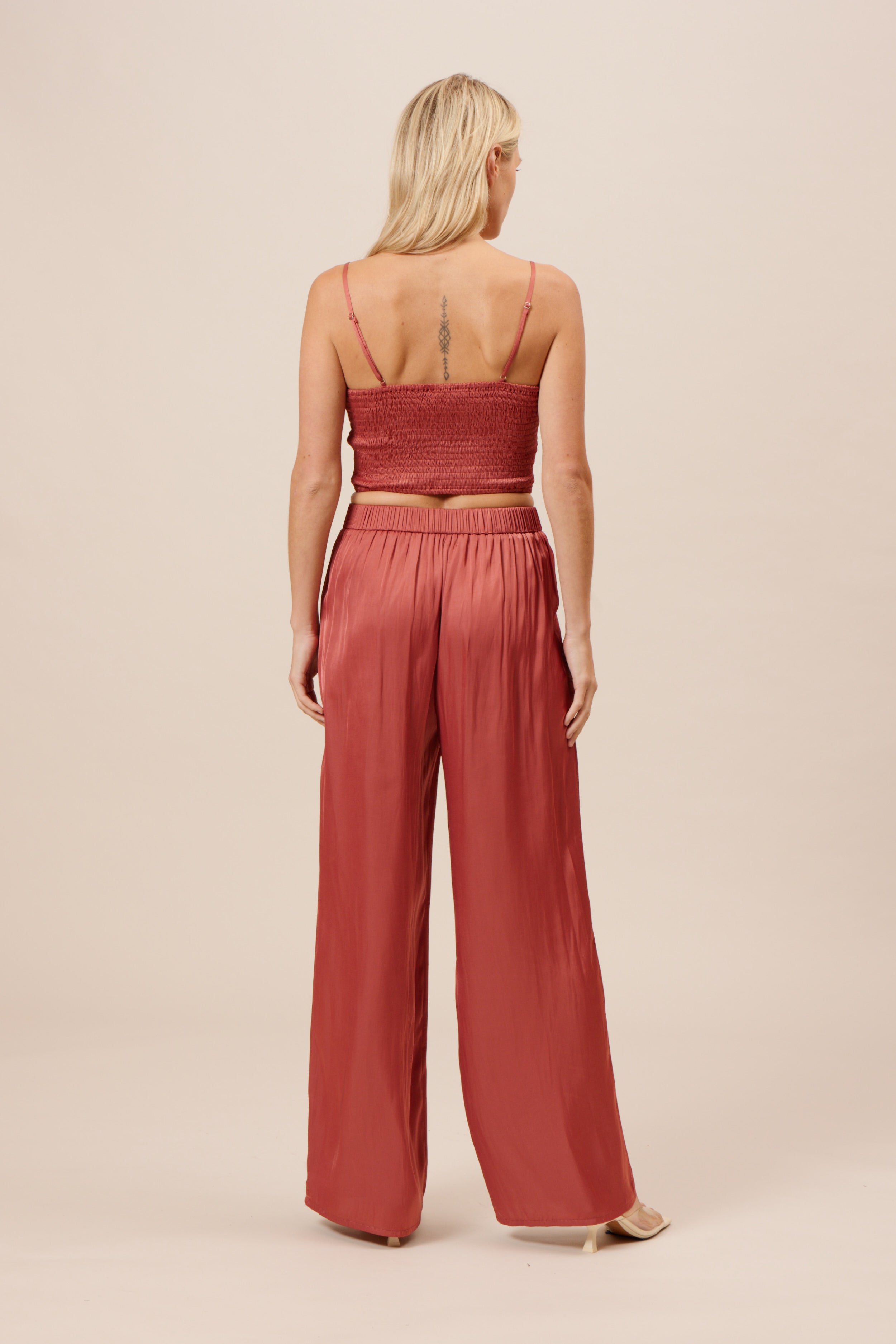 Lucy Paris - Foster Pant - Terra Cotta