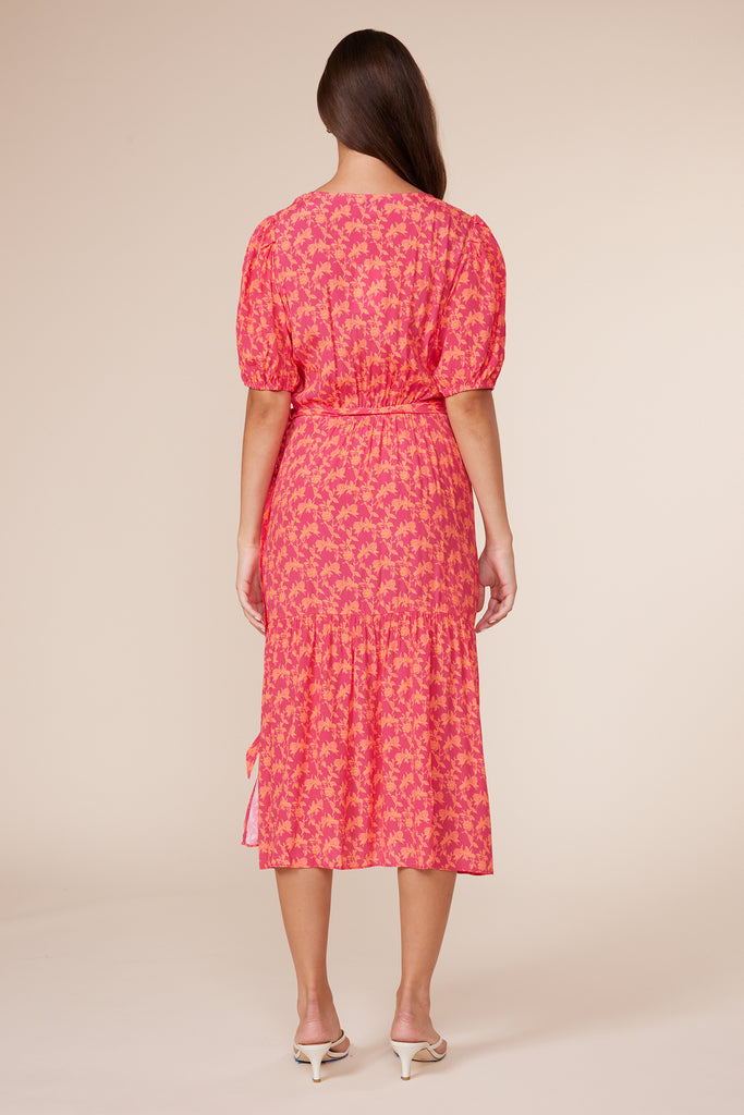 Carnation Wrap Dress