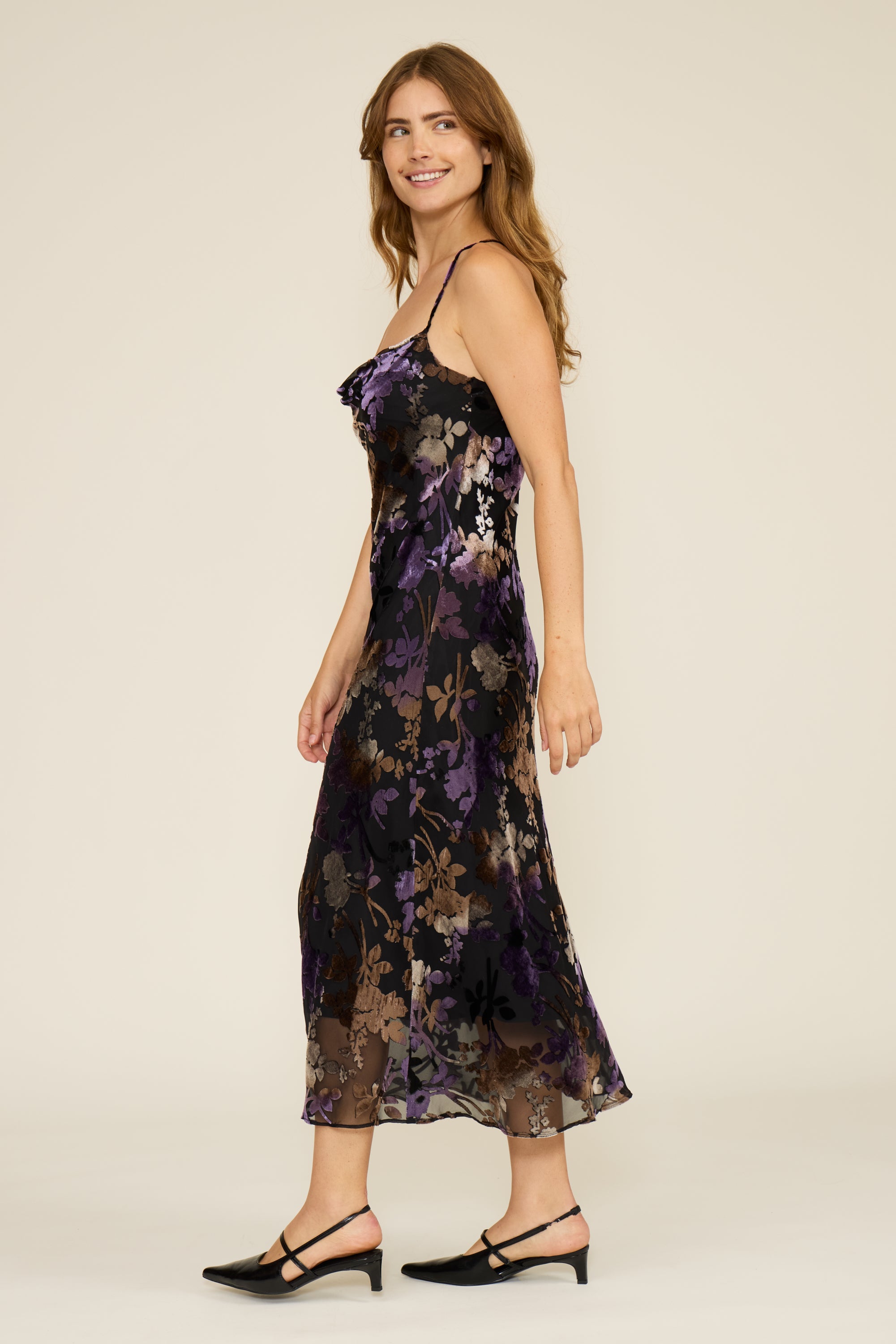Lucy Paris - Wisteria Maxi Dress - Purple Floral Lucy Paris - Wisteria Maxi Dress - Purple Floral