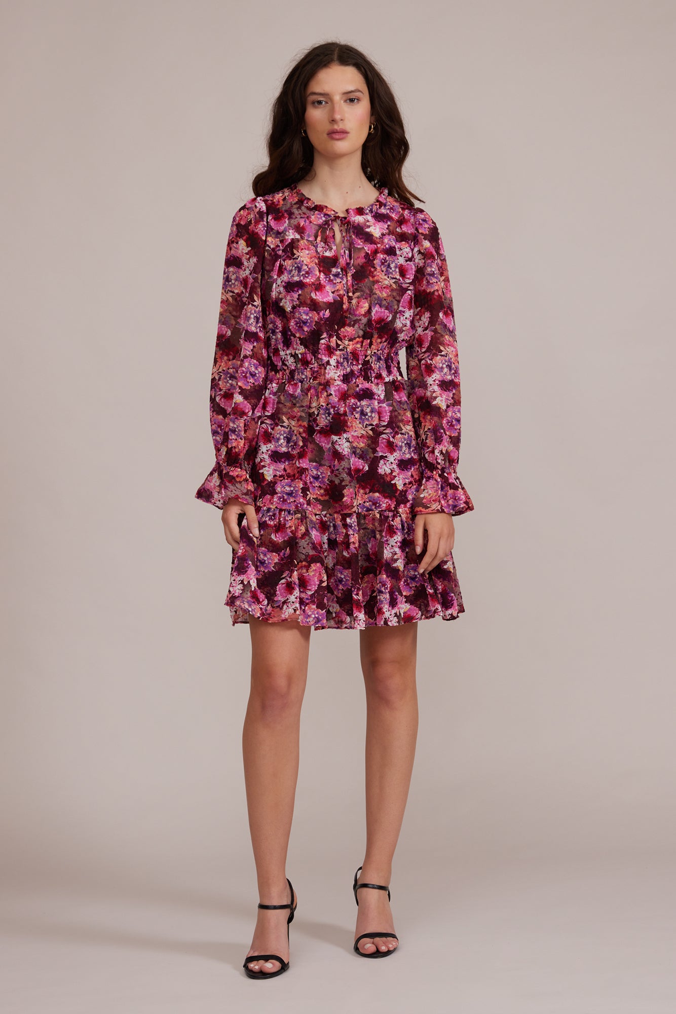 Lucy Paris - Garner Floral Dress - Megenta