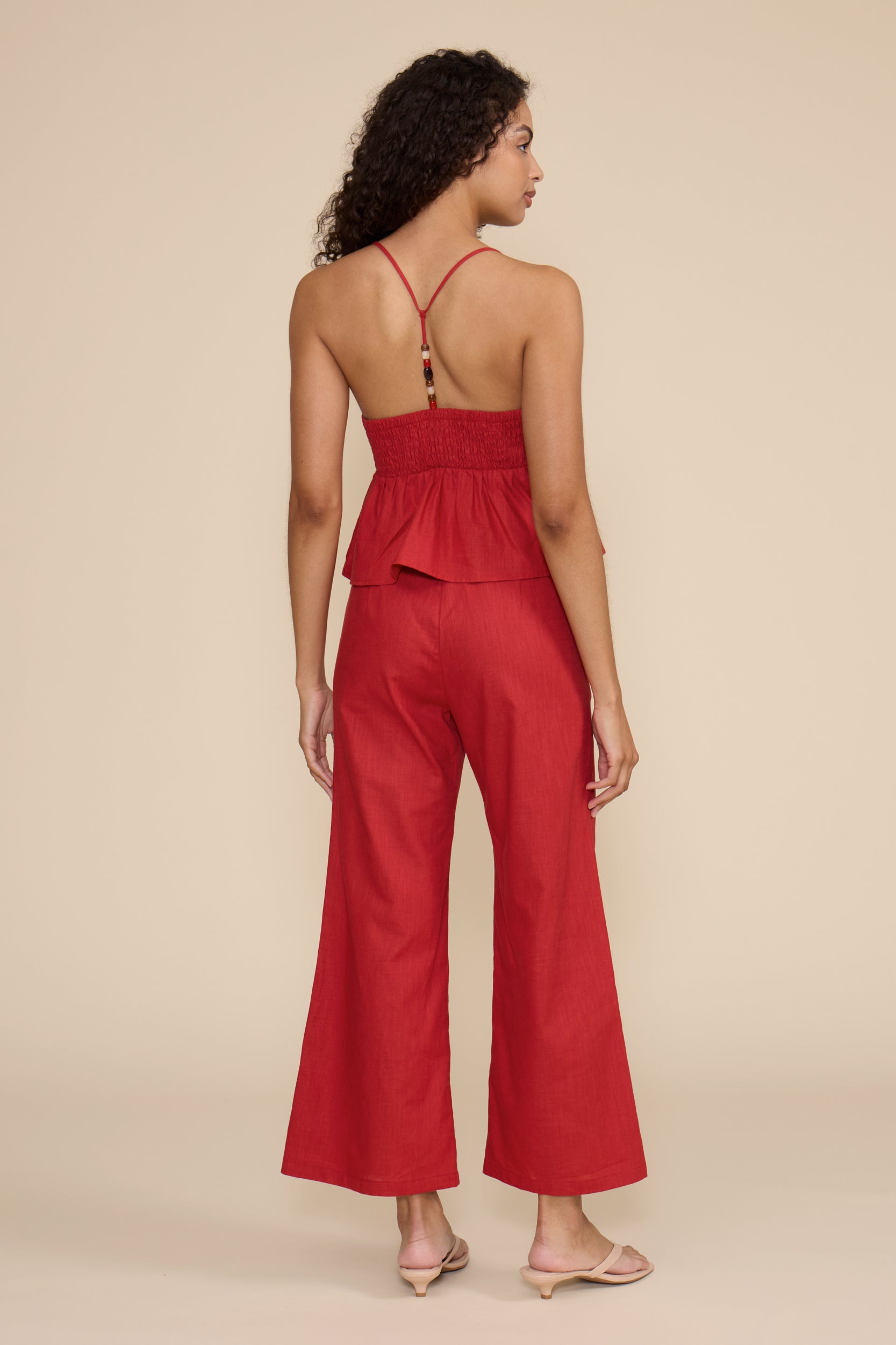 Didi Halter Top - Brick Red