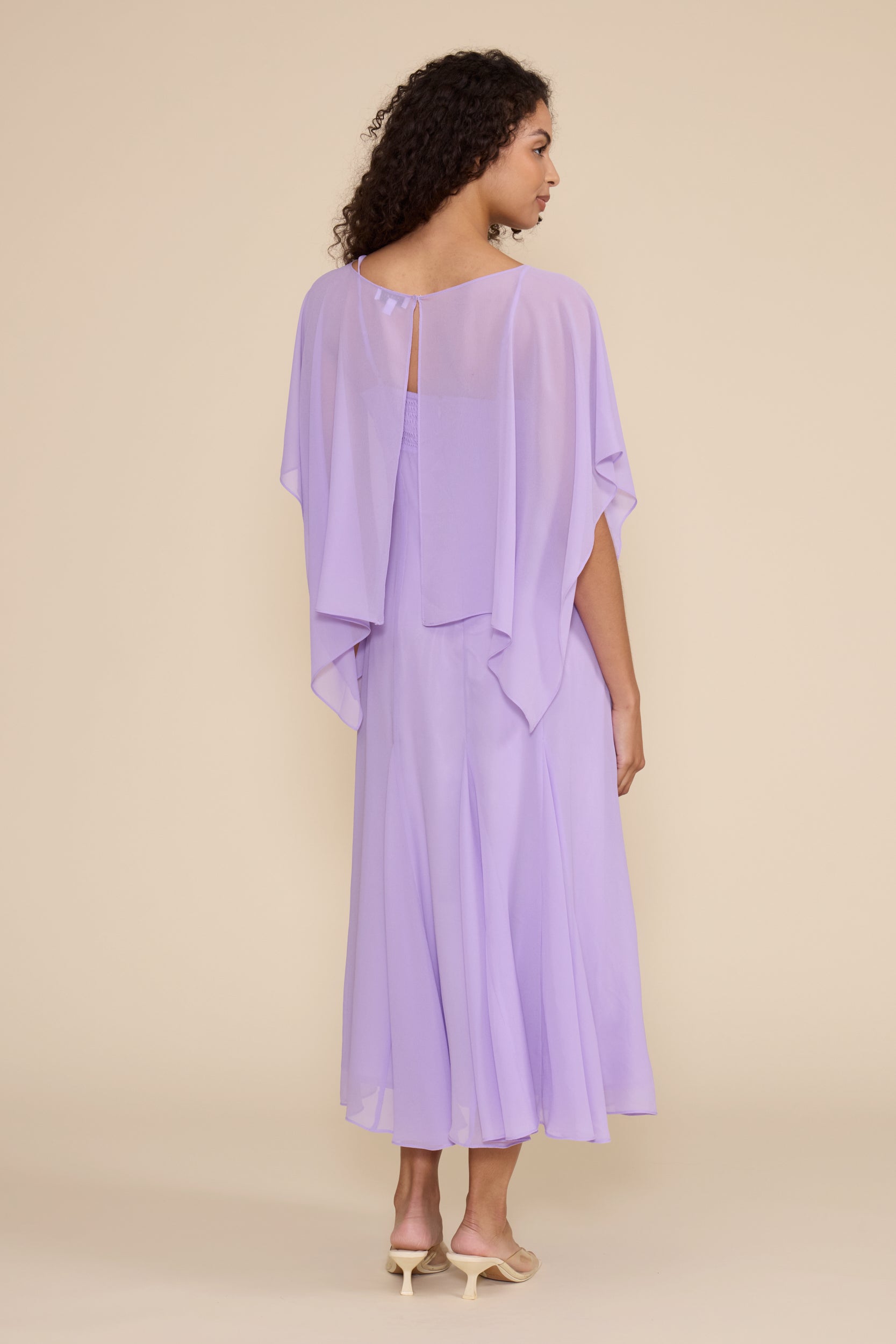 Sable Scarf Dress - Lavender