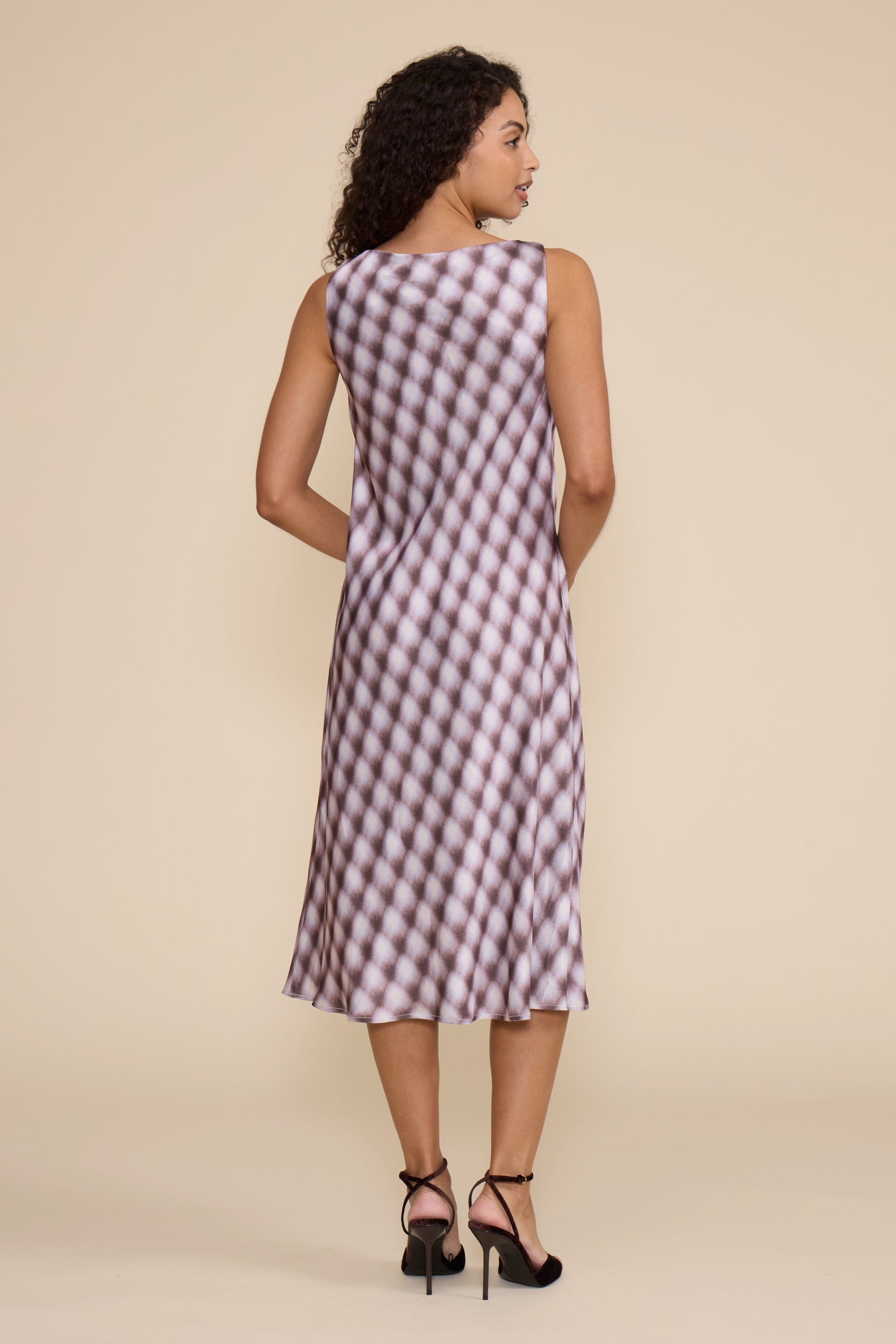 Meiline Midi Bias Dress - Lavender