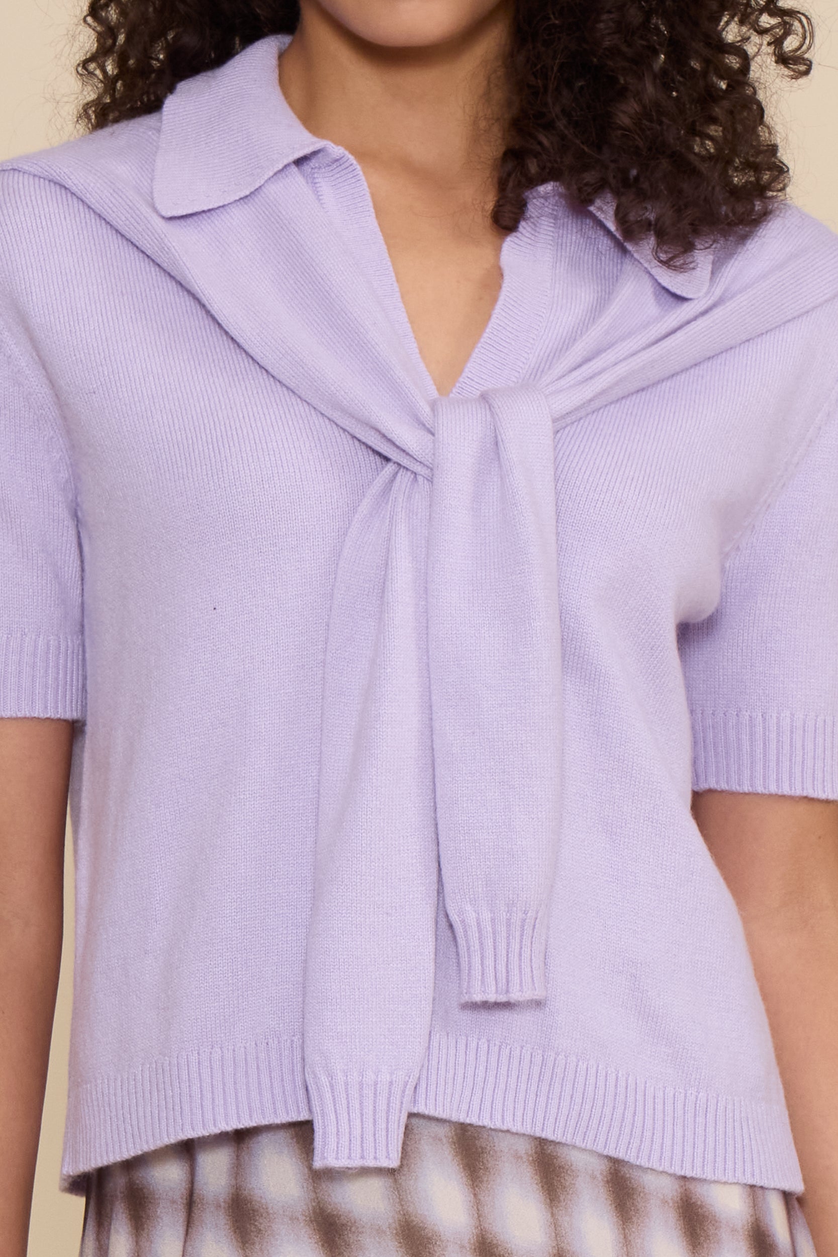Clara Double Top - Lavender