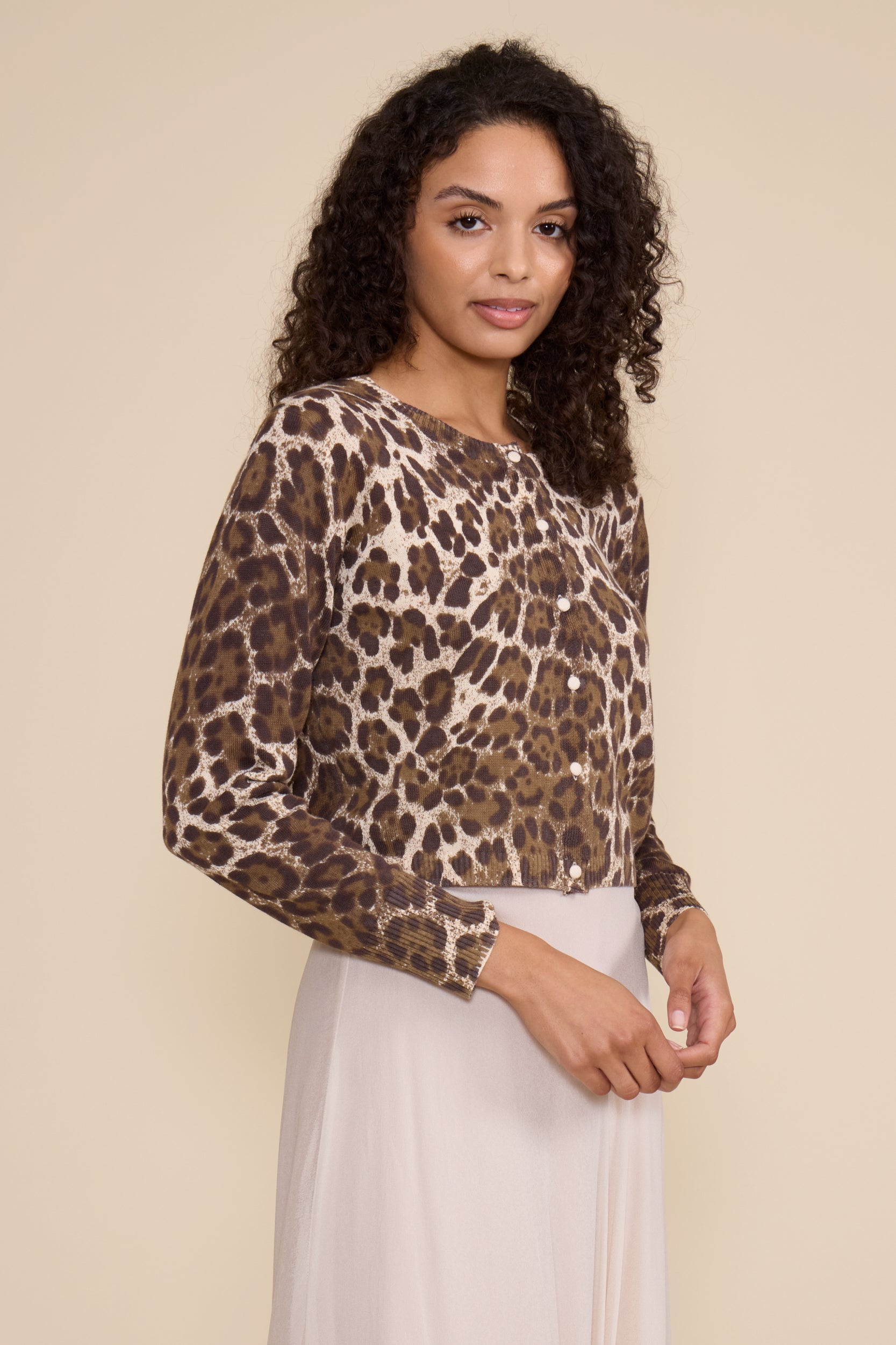 Didi Cardigan - Leopard