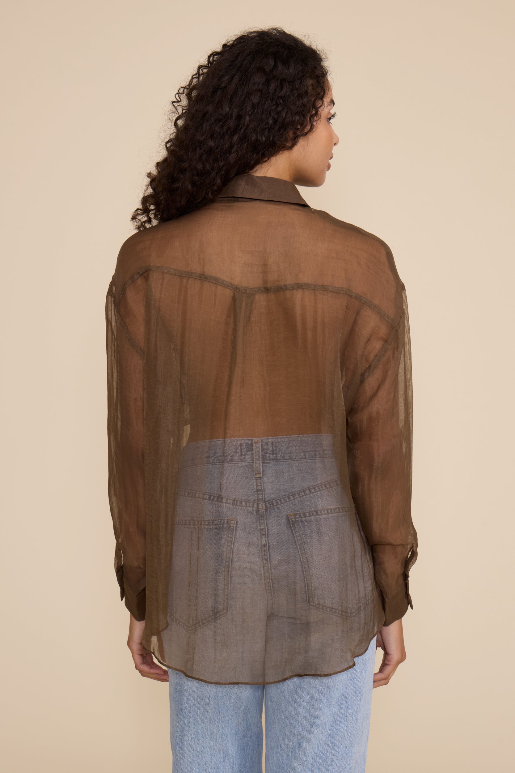 Carlen Cargo Pocket Top - Olive