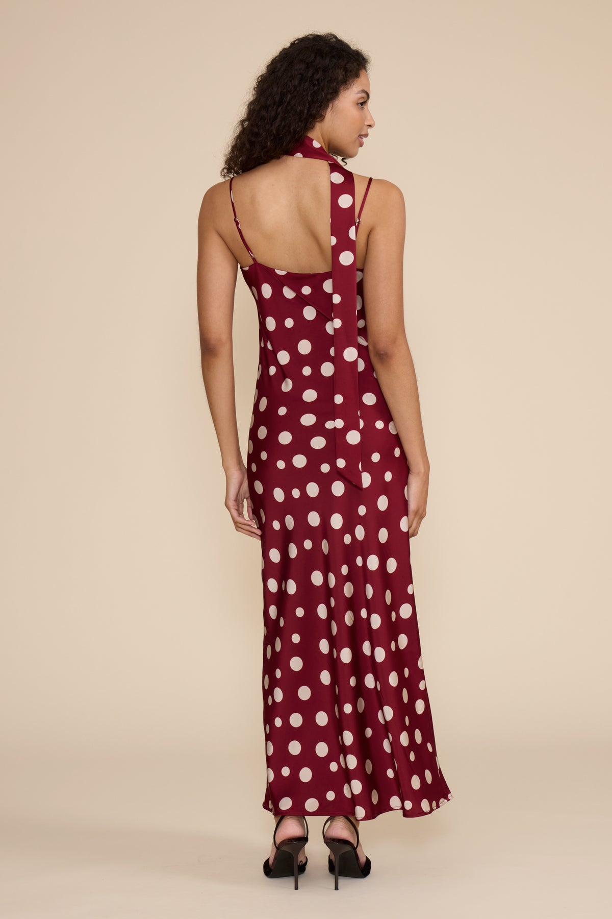 Dolly Maxi Dress - Red Cream