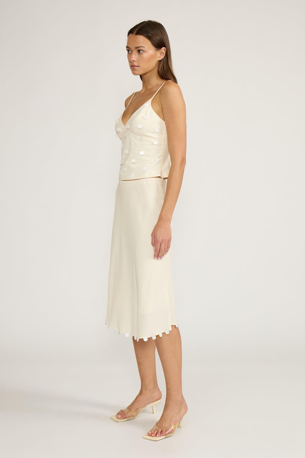 Jada Sequin Detail Skirt