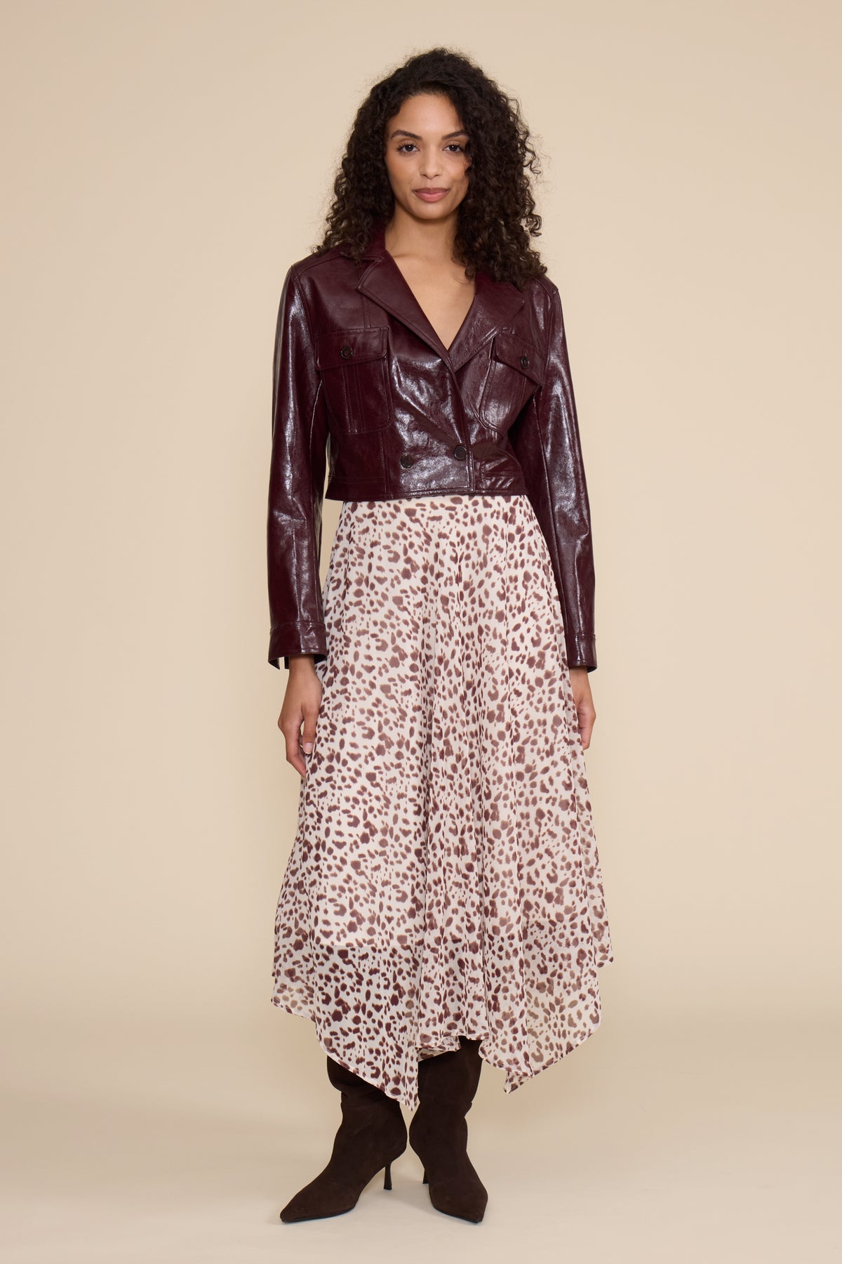 Marcela Midi Skirt Cream
