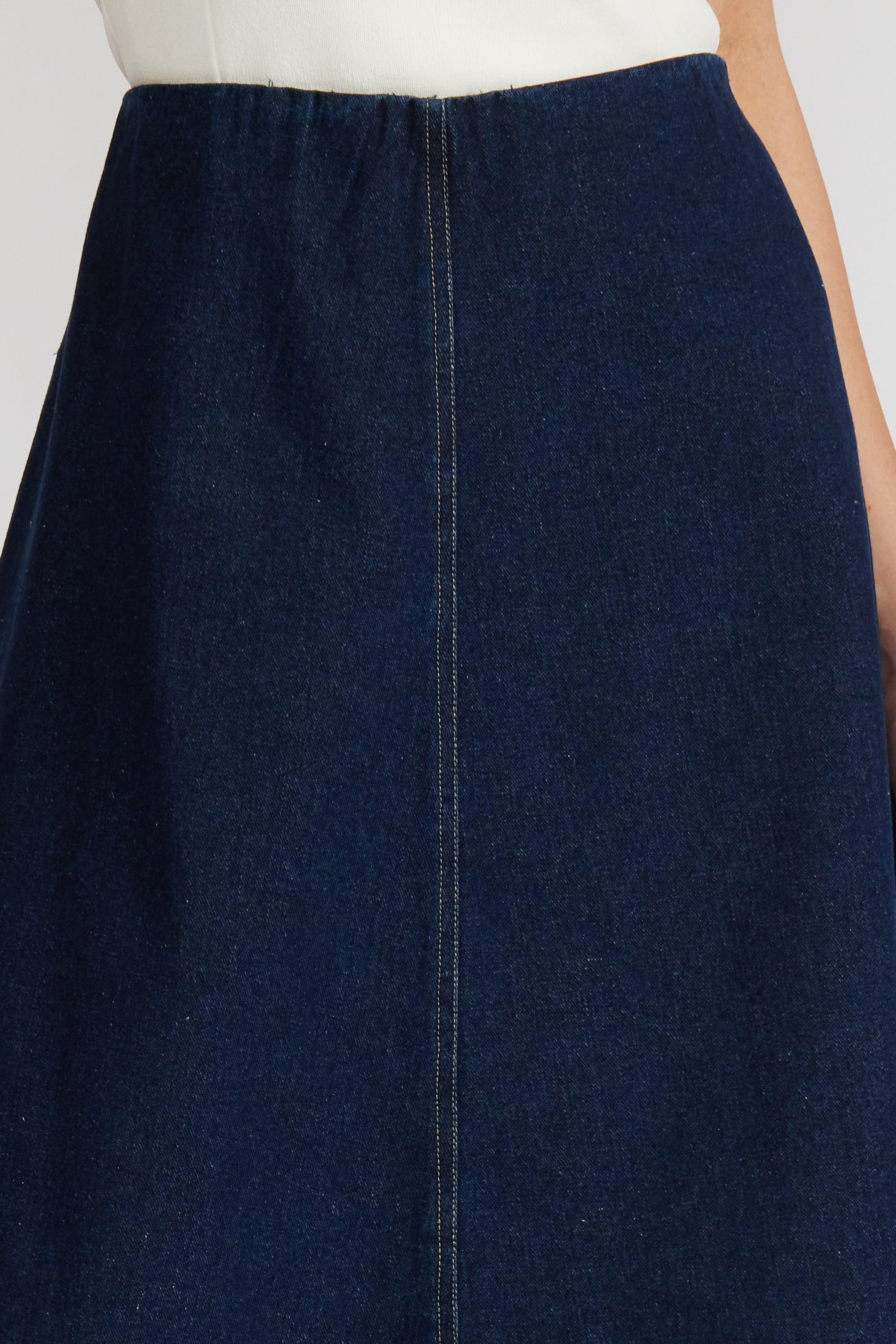 Nula Denim Skirt - Dark Blue