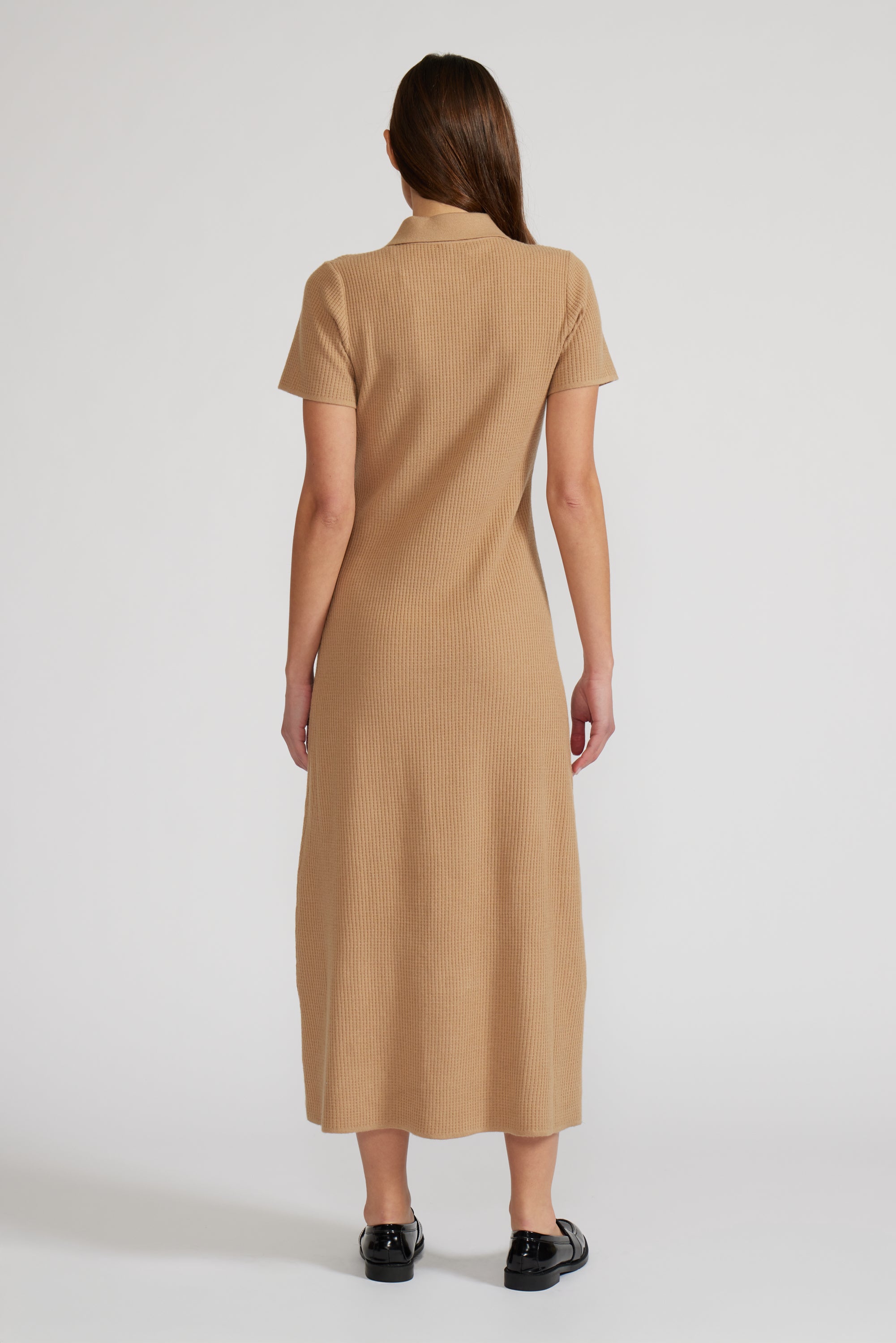 Arden Polo Dress - Tan