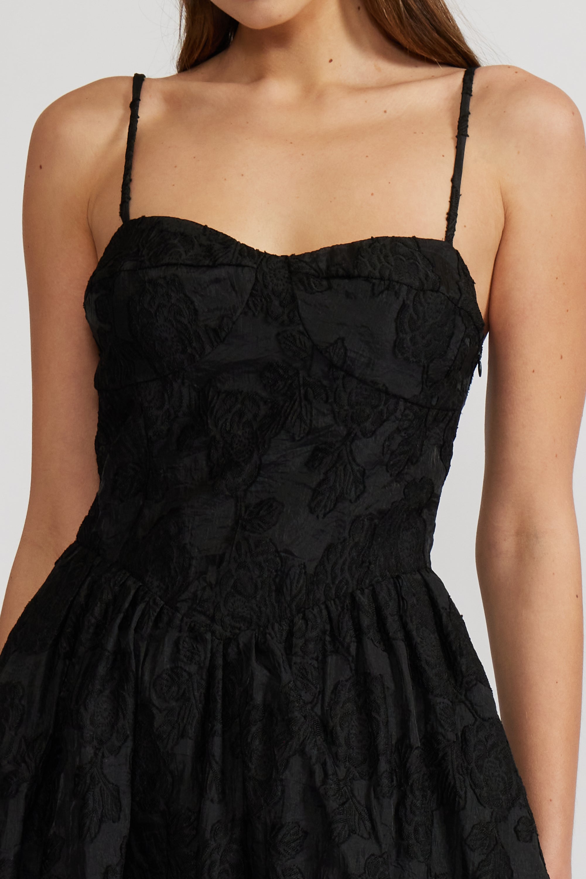 Ingrid Midi Dress - Black
