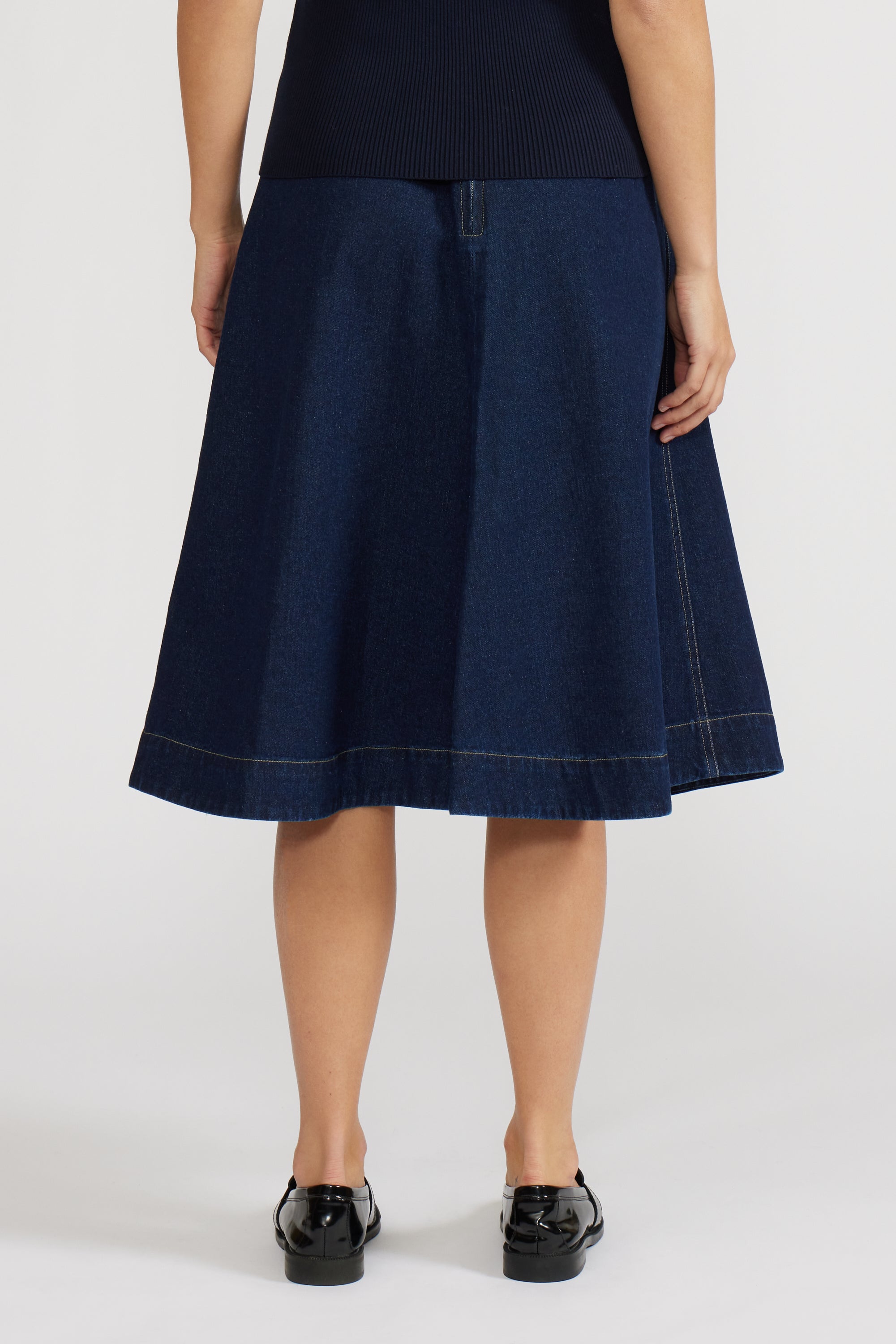 Nula Denim Skirt - Dark Blue