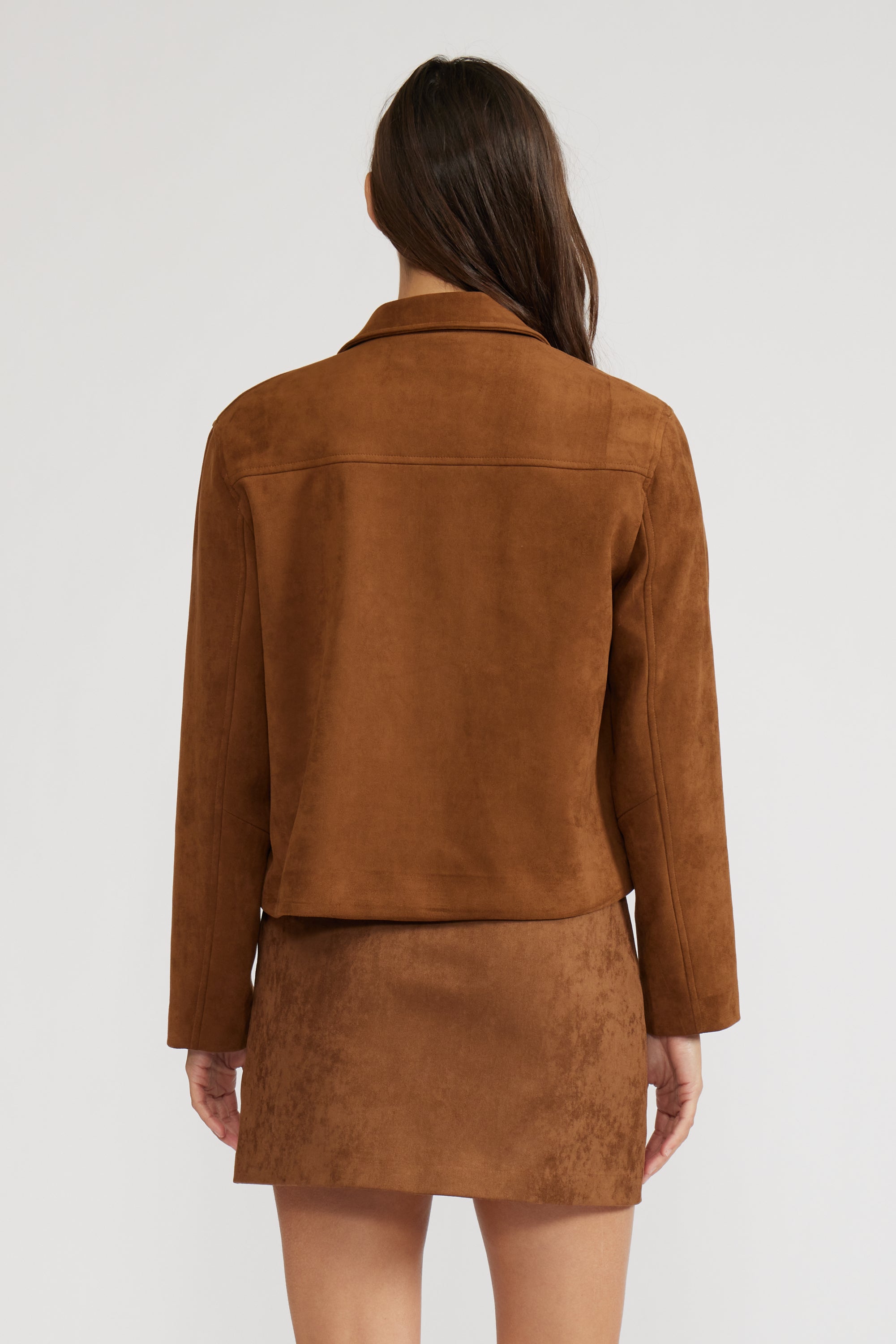 Brent Suede Jacket - Toffee