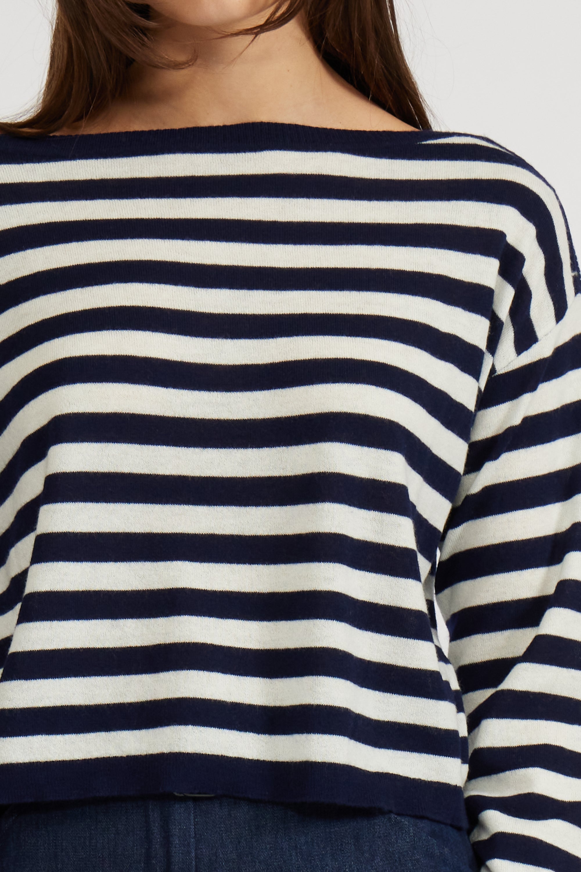 Nathan Knit Top - Navy Stripe
