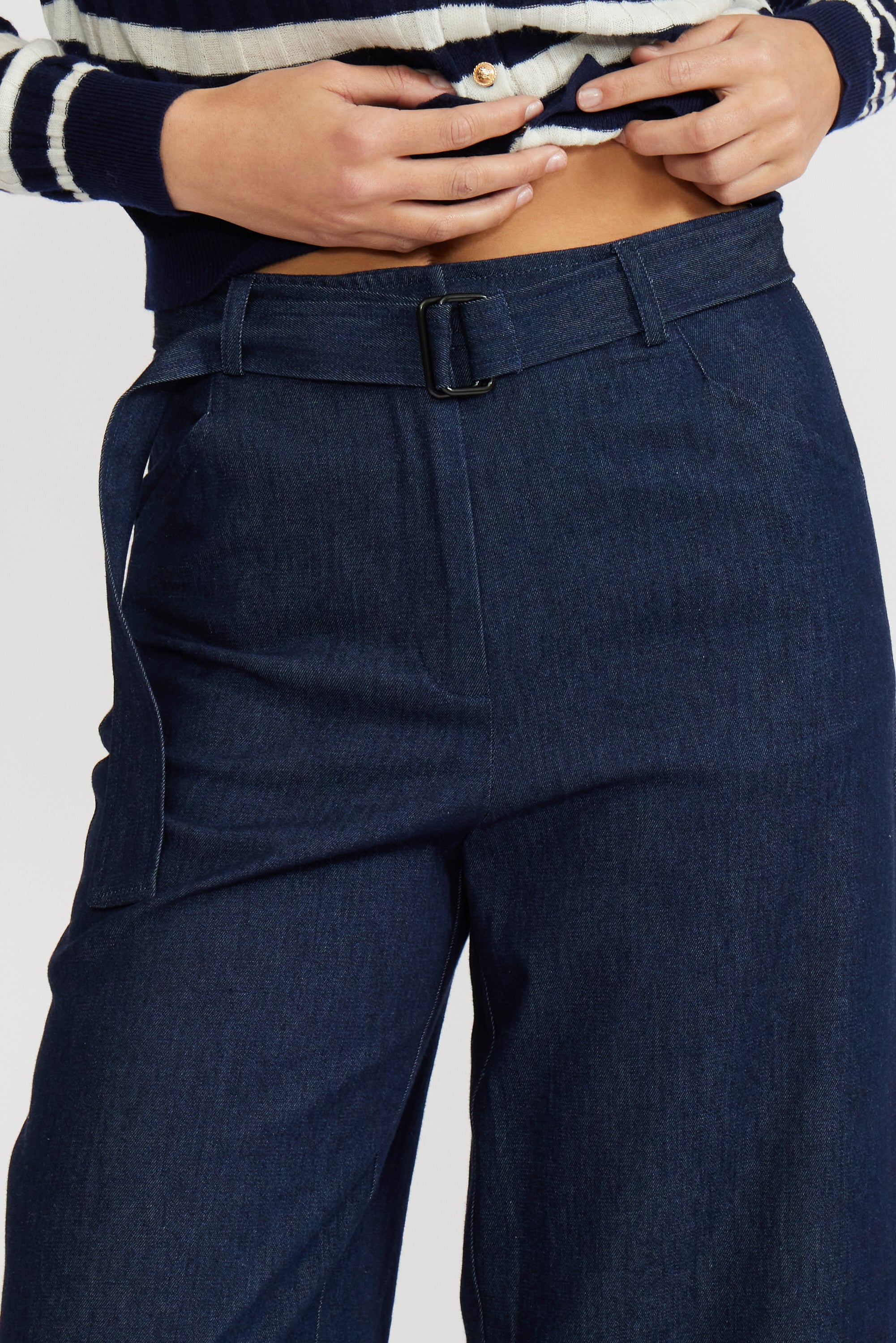 Danielle Denim Pant - Dark Blue