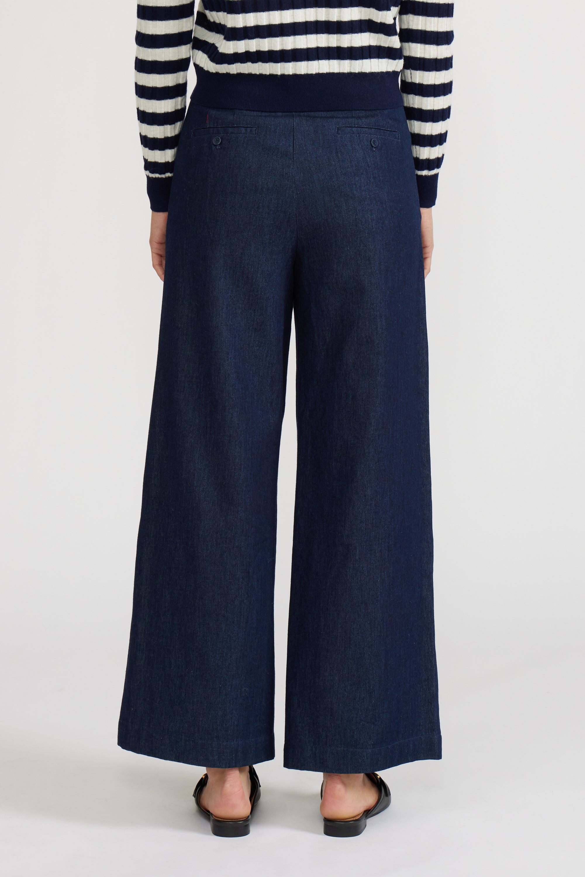 Danielle Denim Pant - Dark Blue