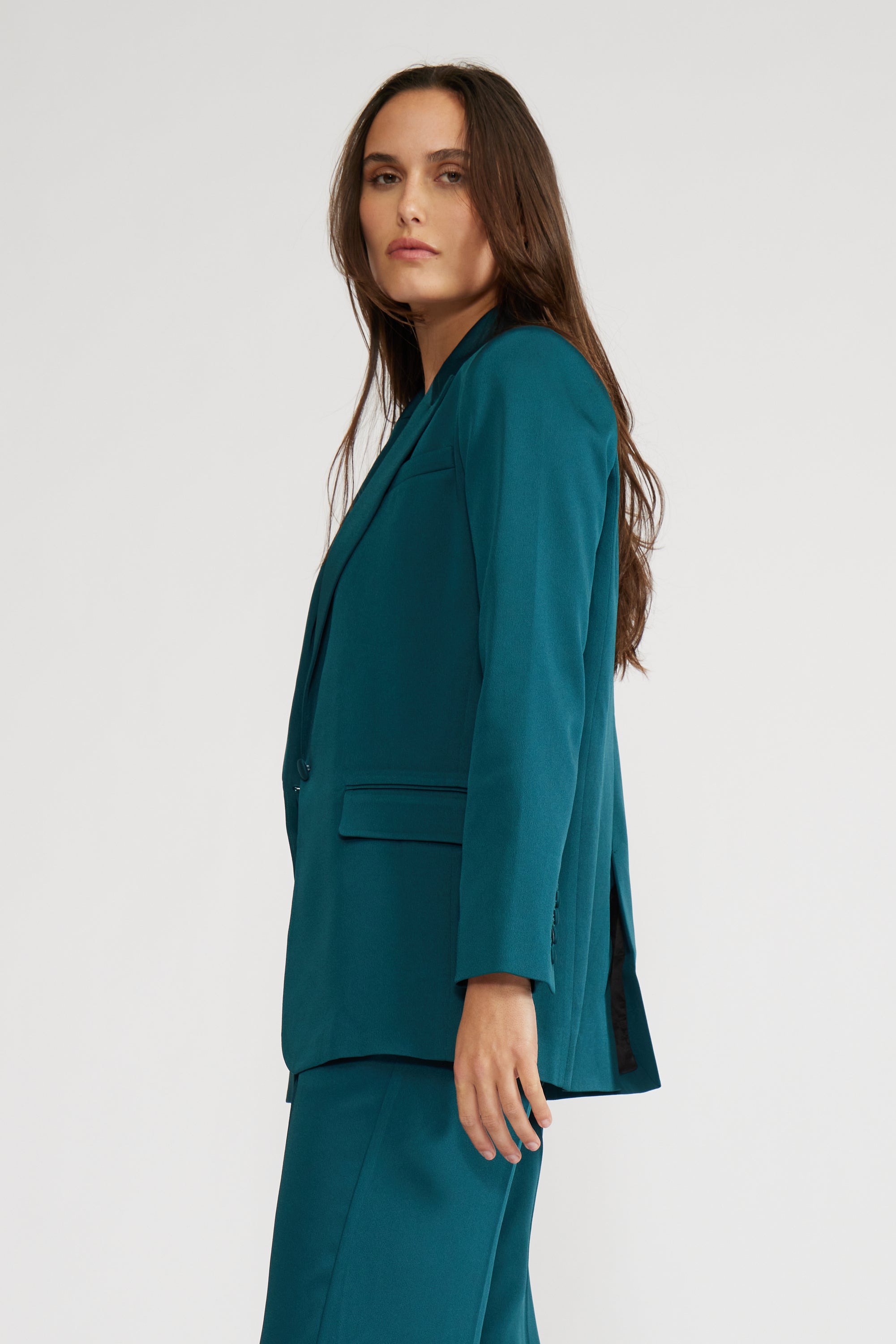 Krista Blazer - Teal
