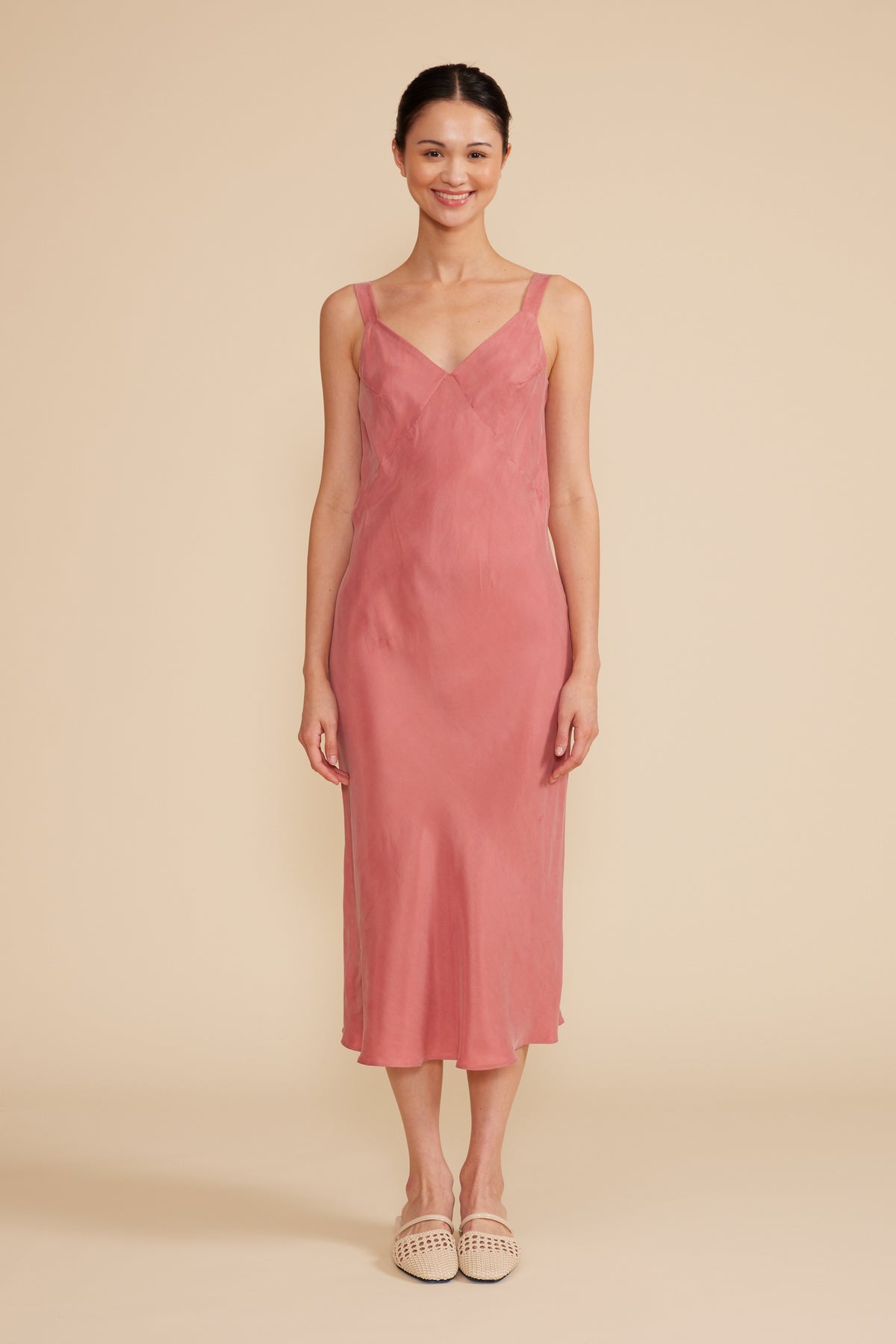 Andee Bias Dress Dusty