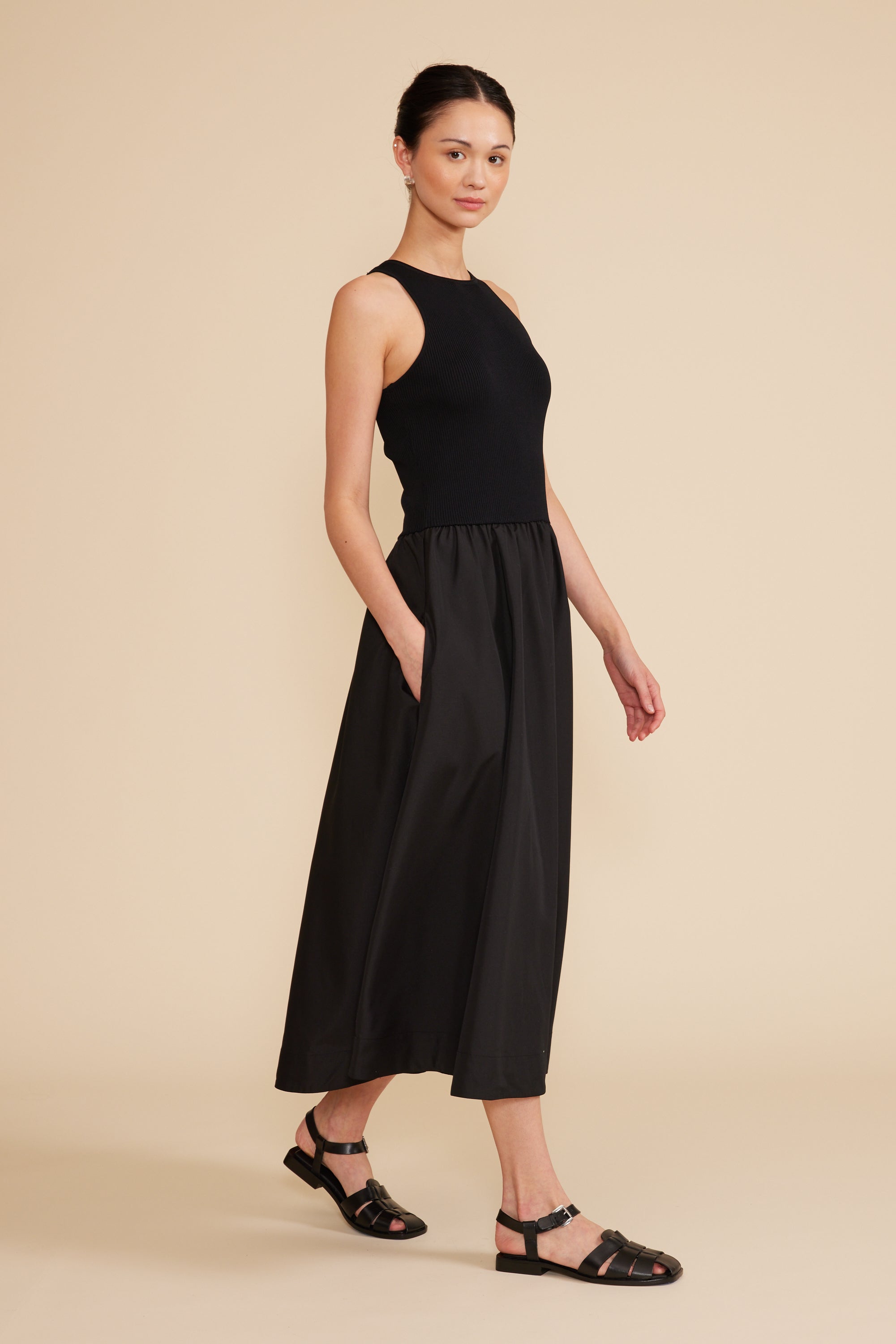 Lucy Paris - Marlena Dress - Black Large Lucy Paris - Marlena Dress - Black Large