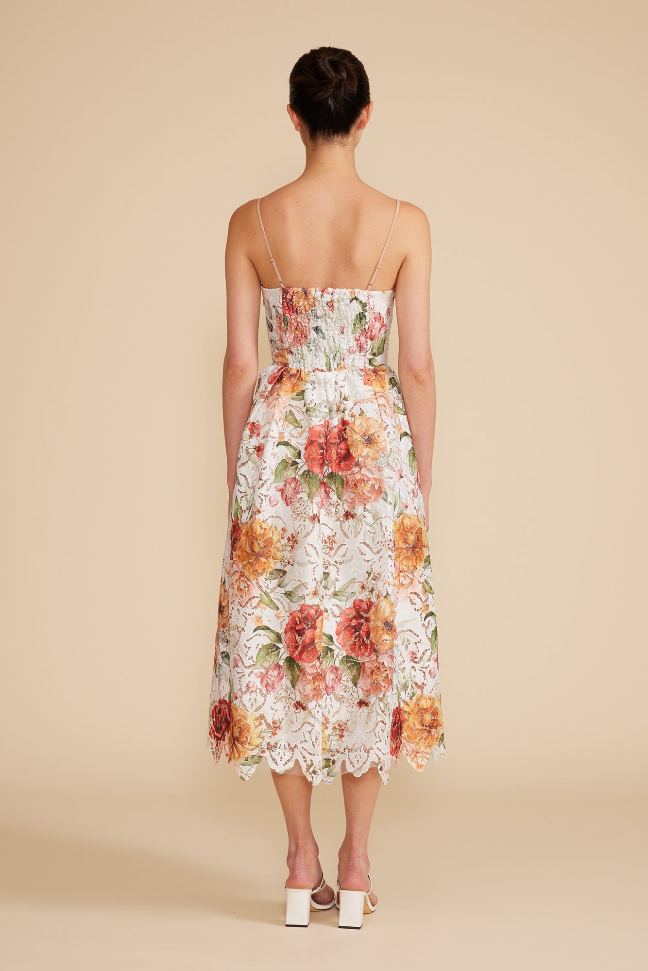 Mona Midi Dress - Orange
