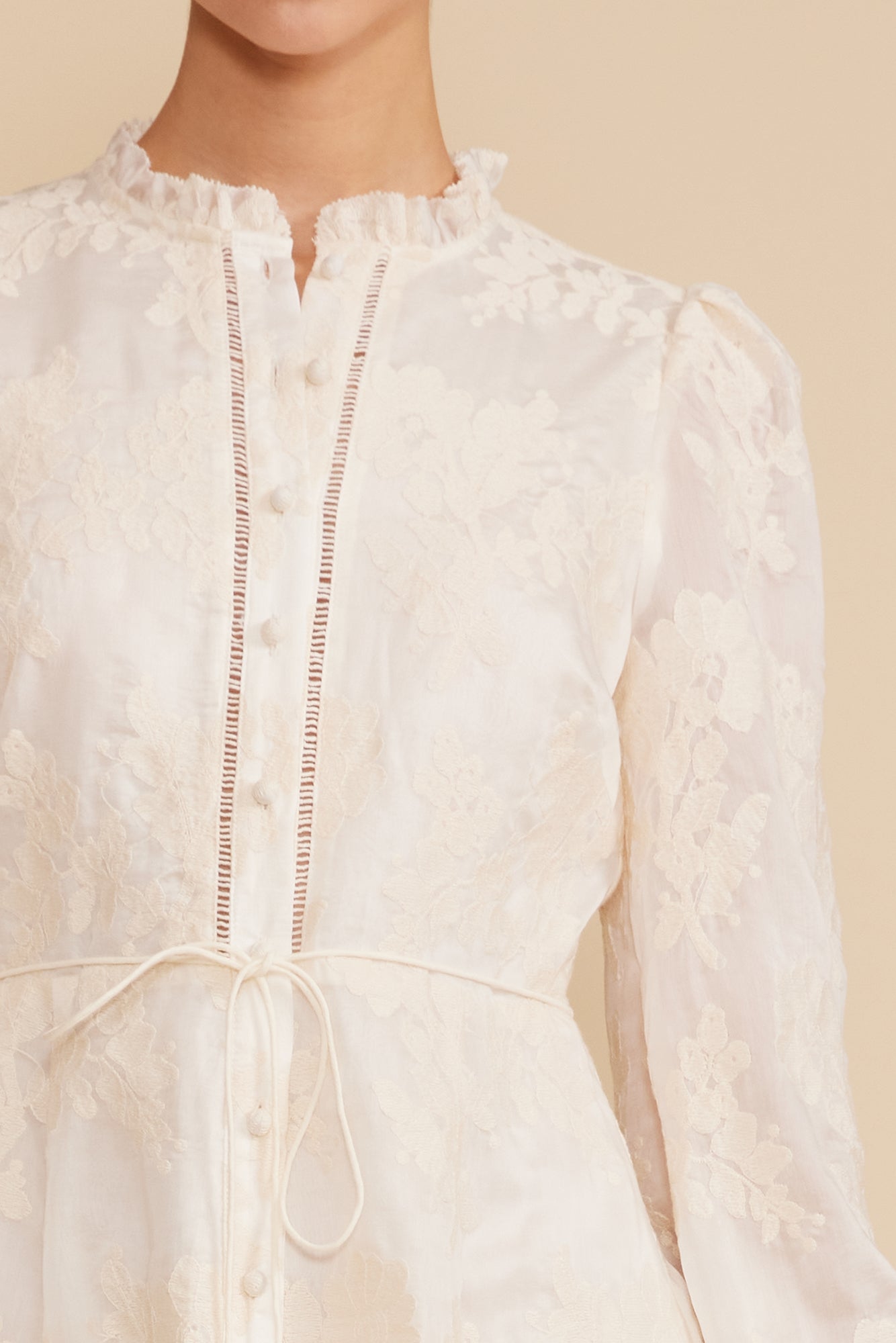 Valetta Mini Dress - Ivory