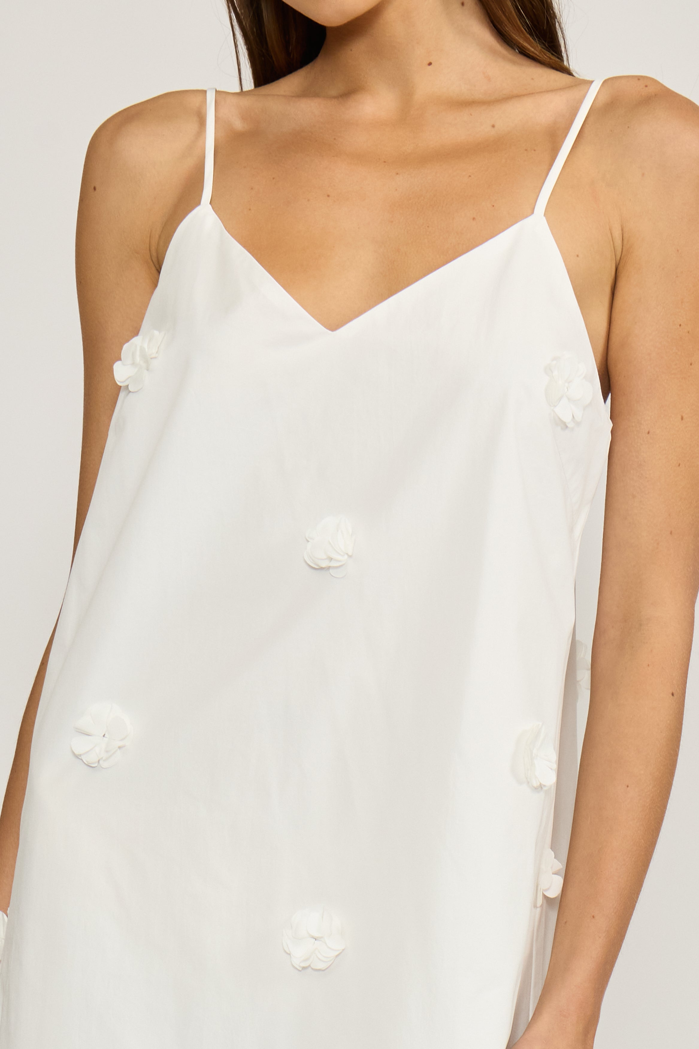 Galina Midi Dress - White