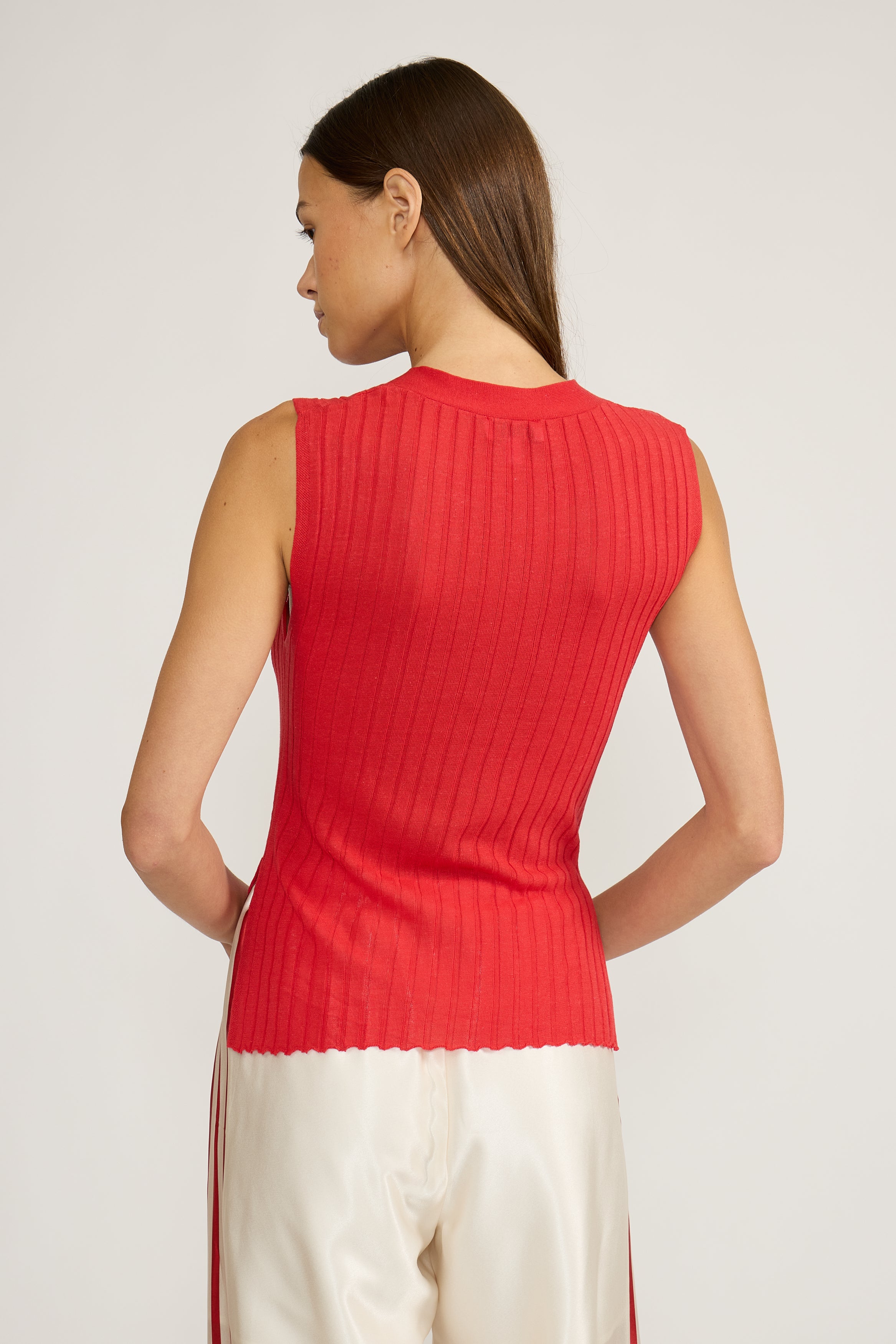 Kelly Knit Top - Red