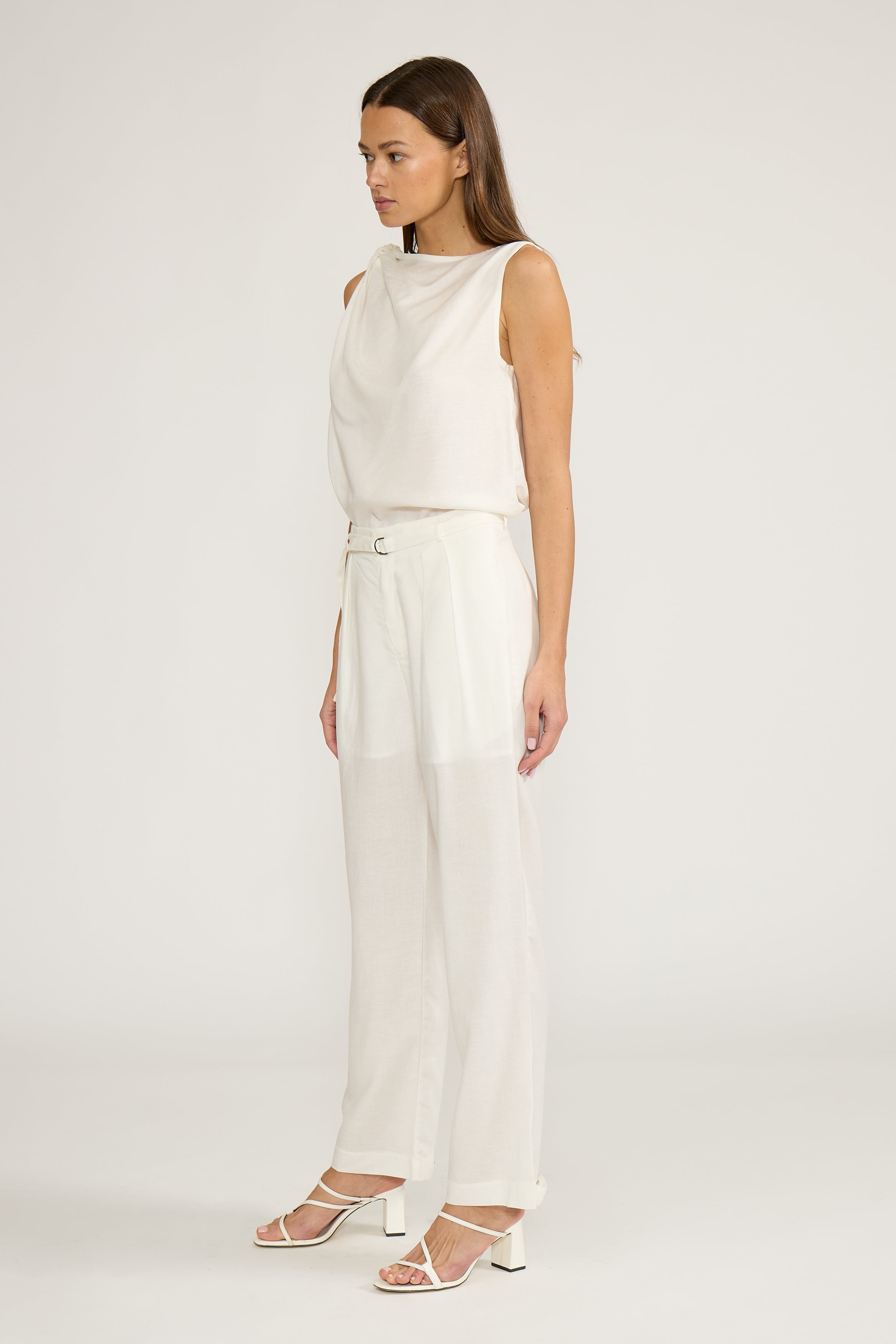 Carla Pants - White