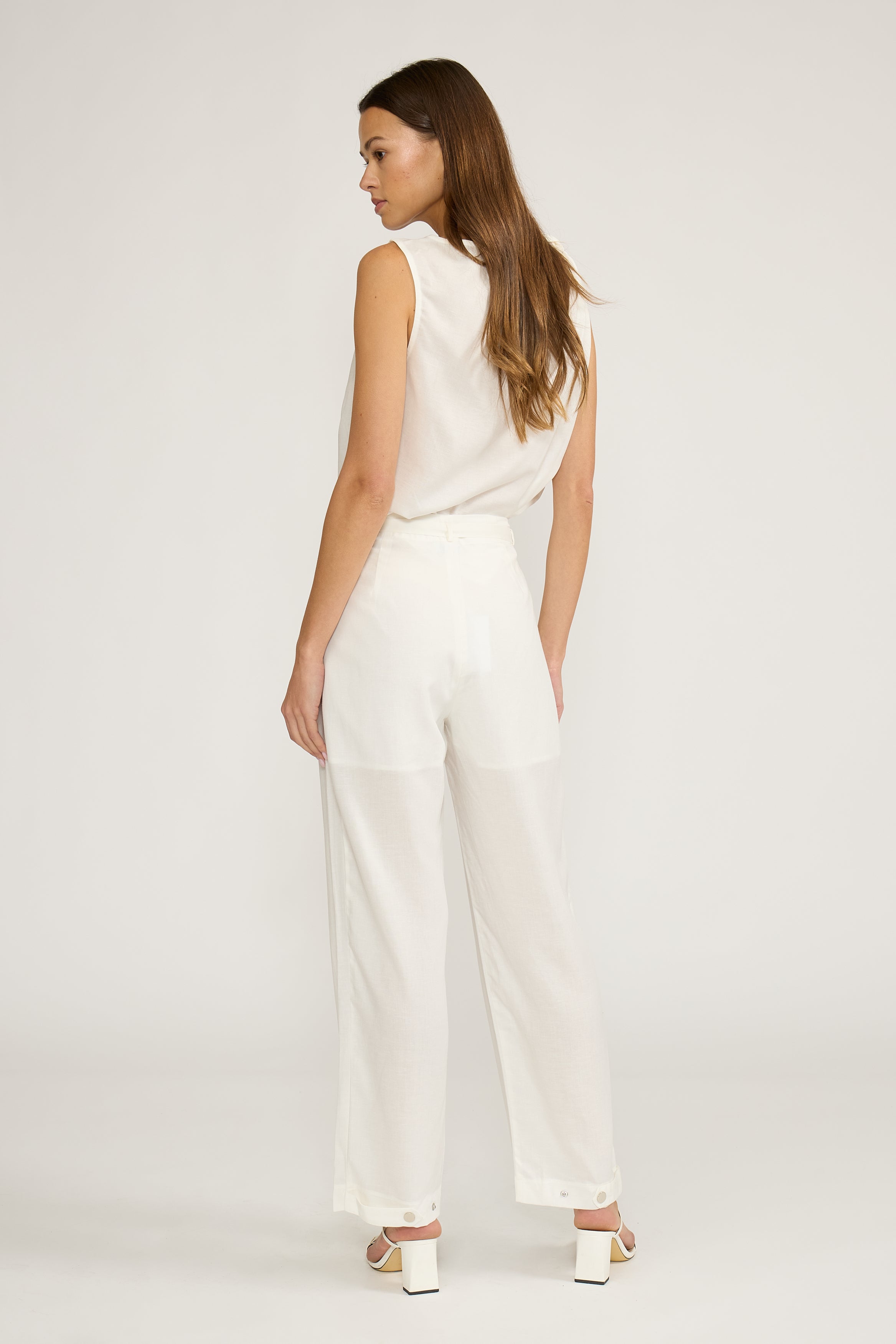 Carla Pants - White