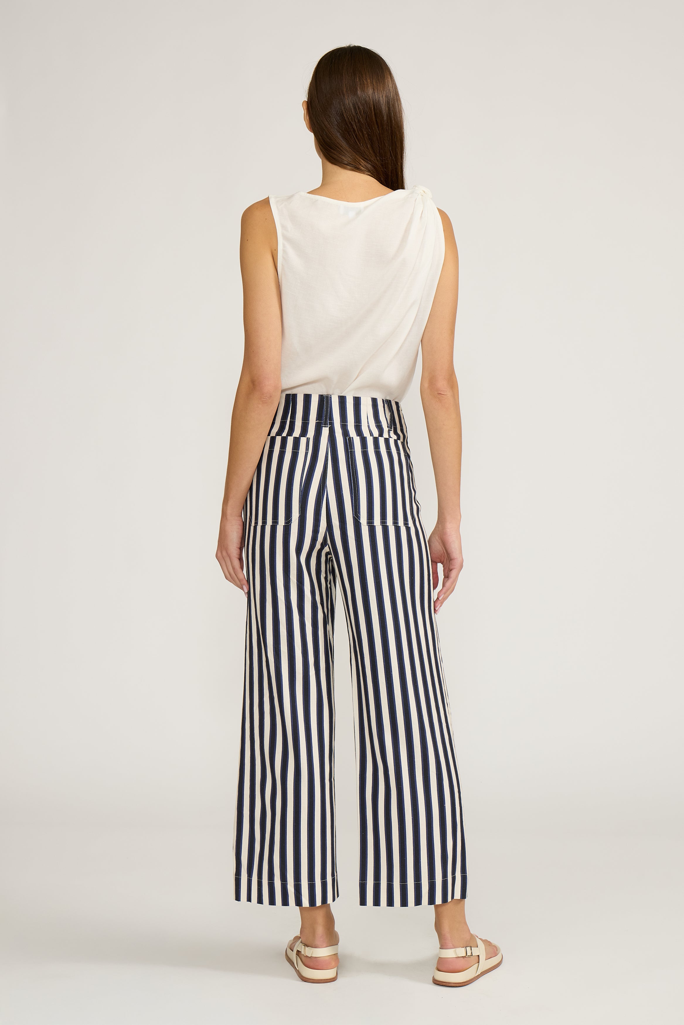 Johnny Pants - Navy Stripe