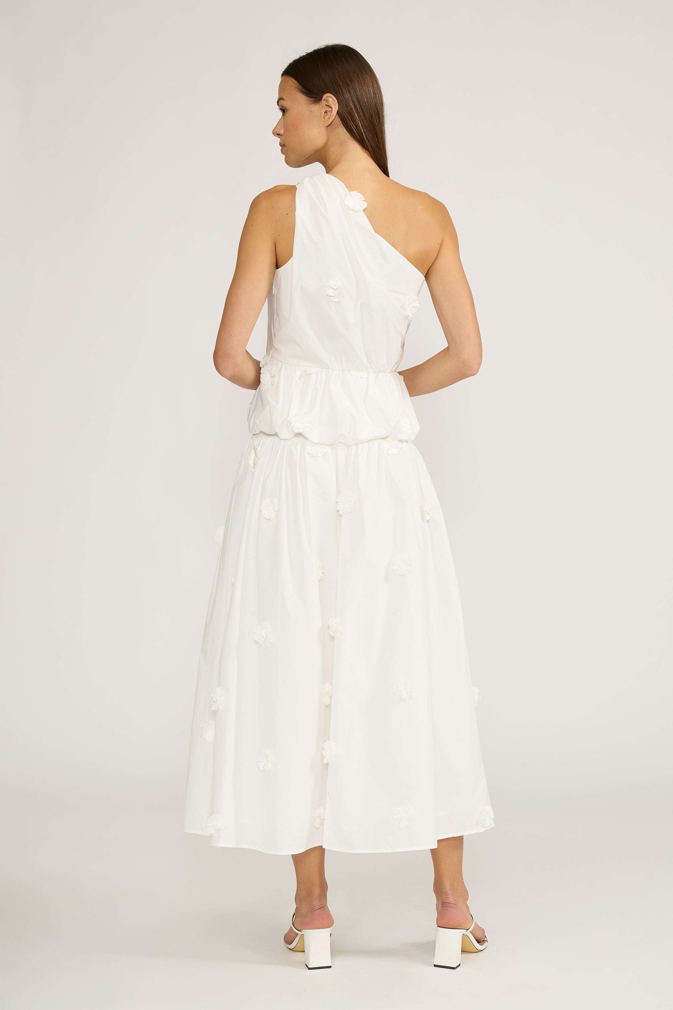 Lyndie Floral Skirt - White
