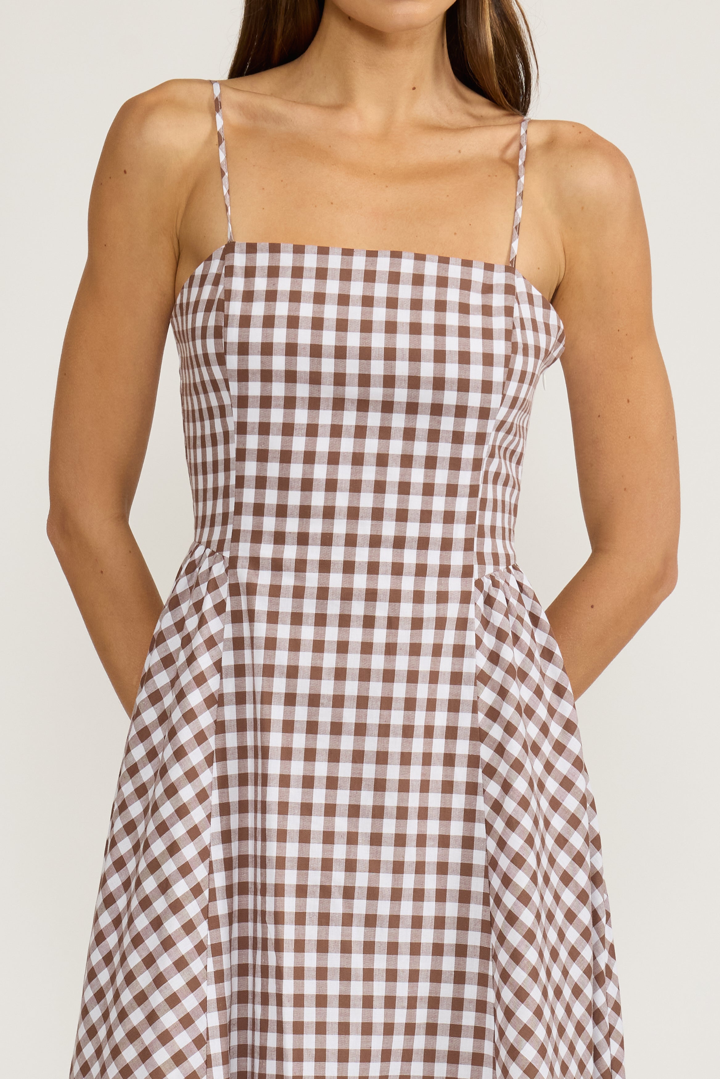 Kalley Maxi Dress - Brown