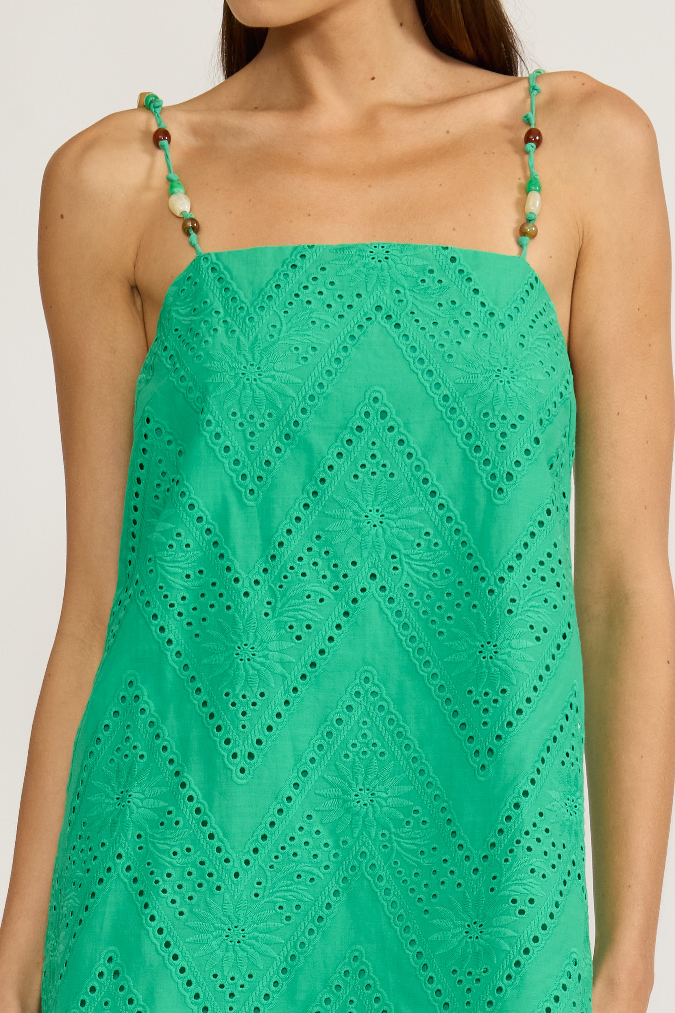 Ynez Mini Dress - Green