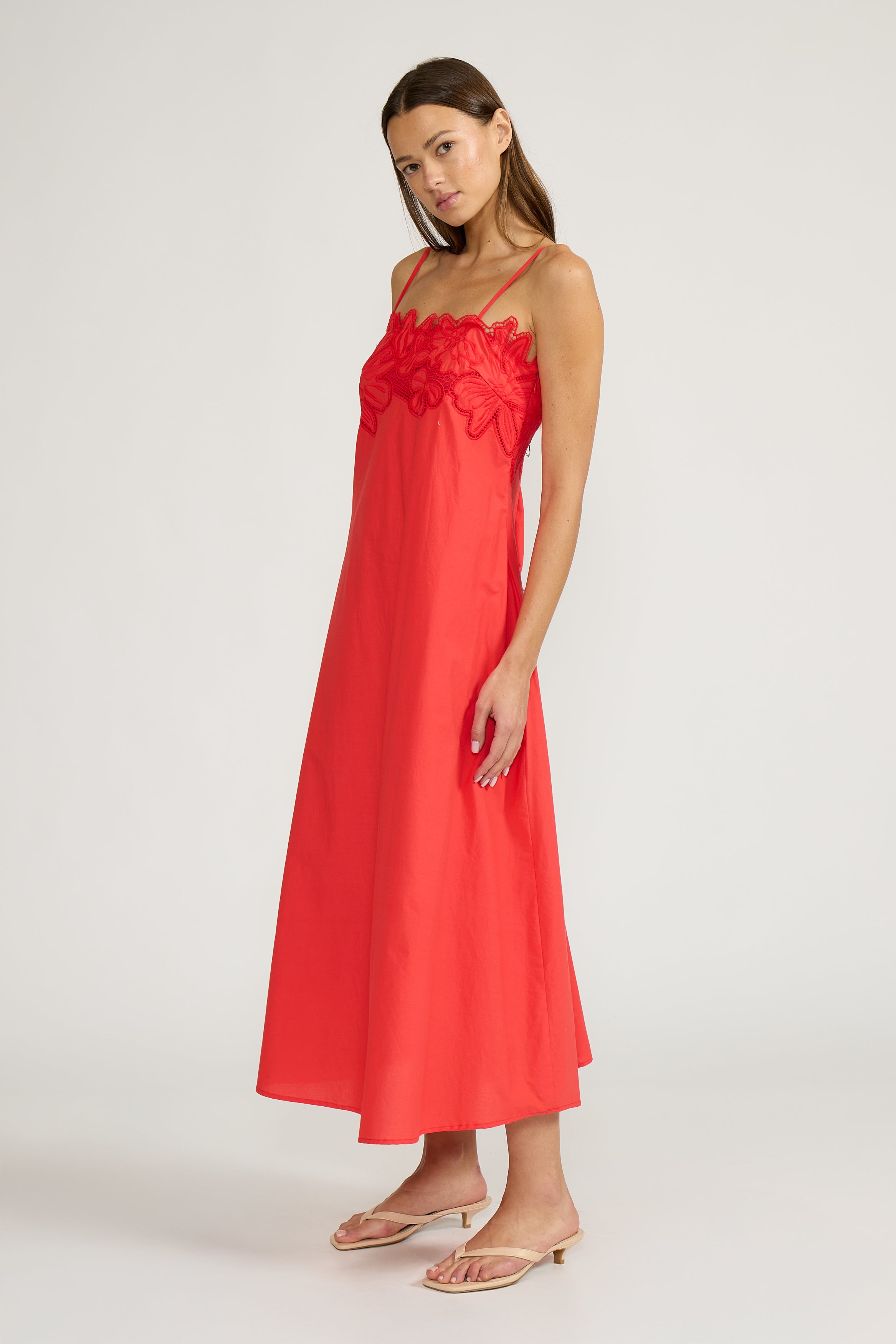 Rey Maxi Dress - Red