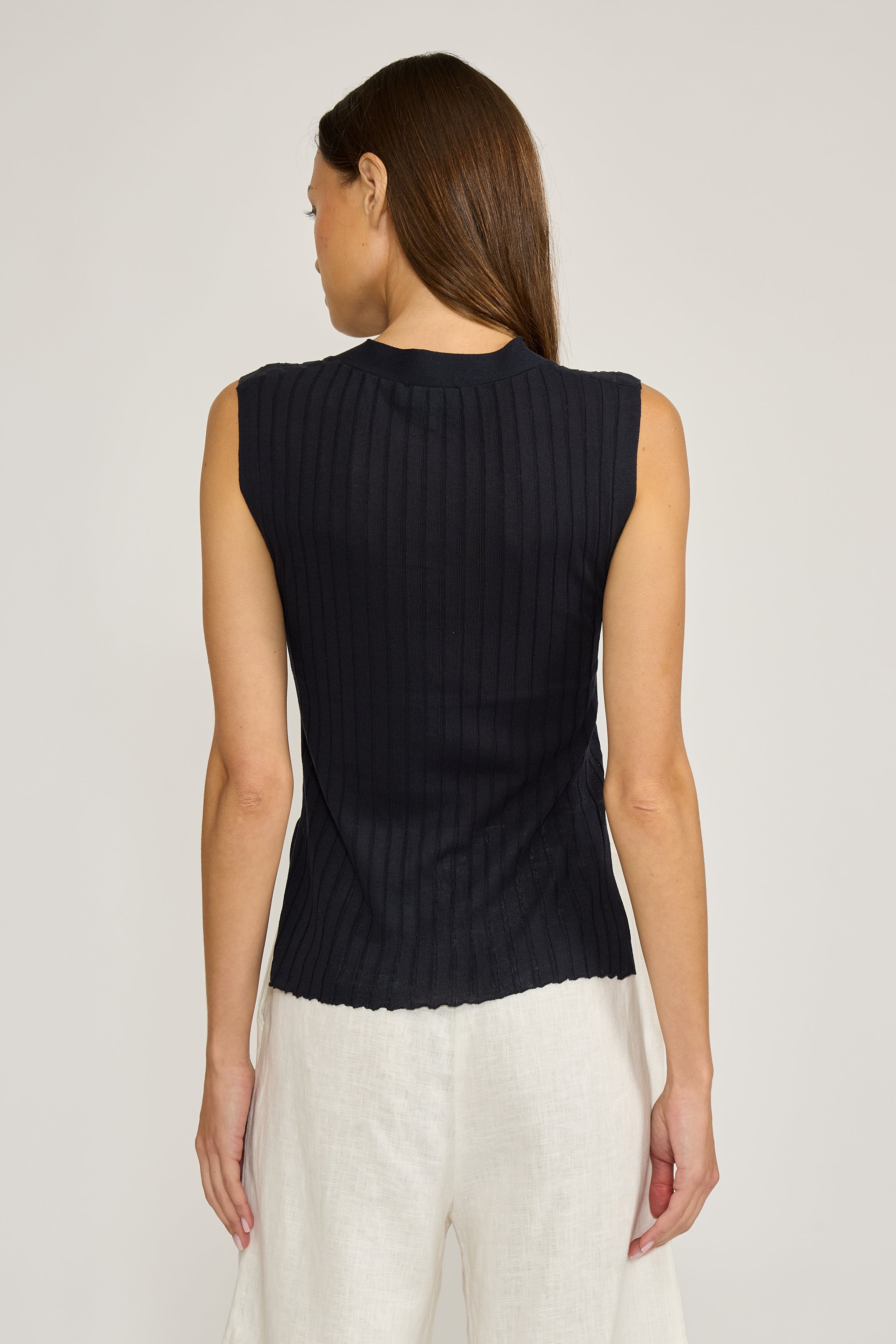 Kelly Knit Top - Navy
