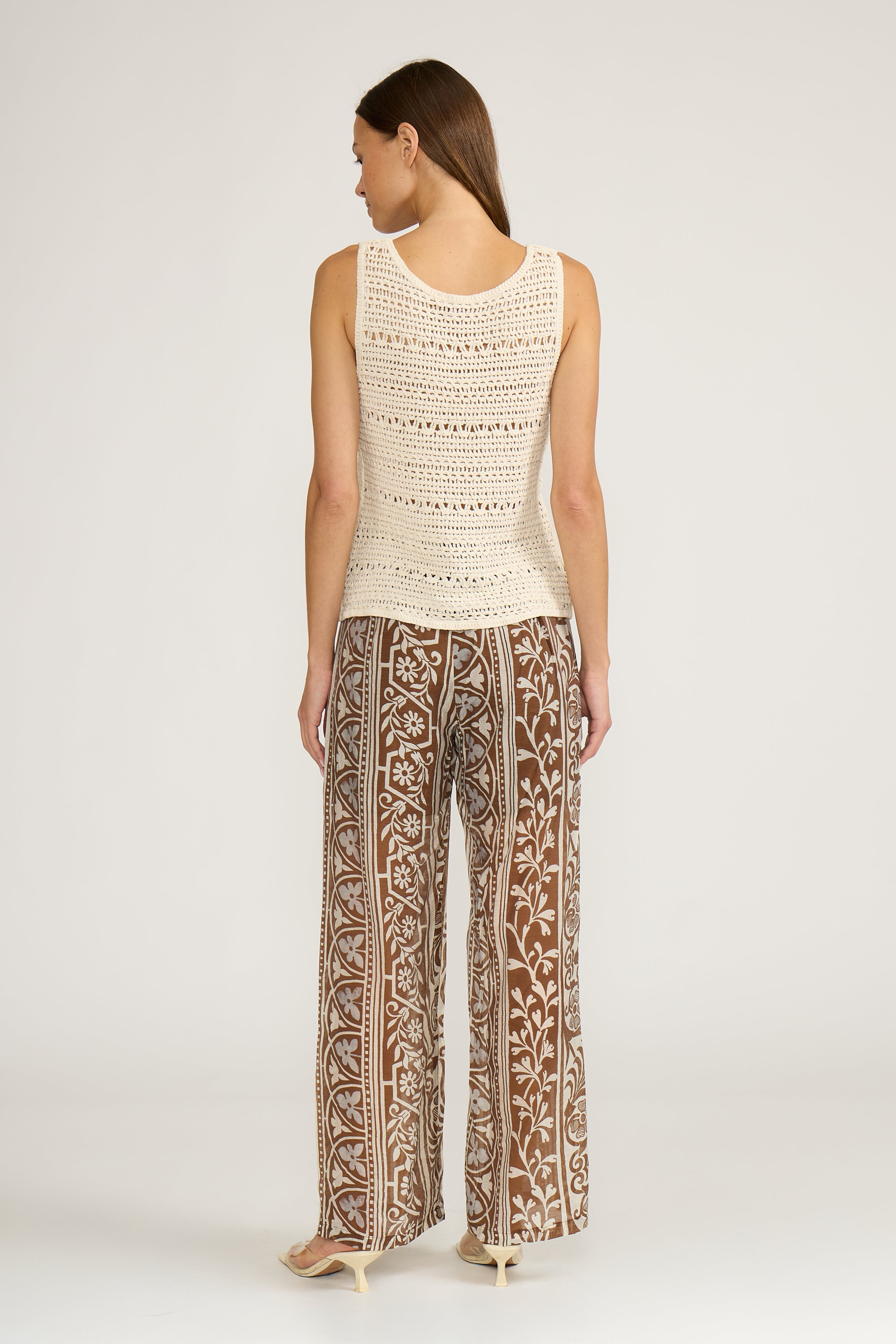 Opal Crochet Top - Cream
