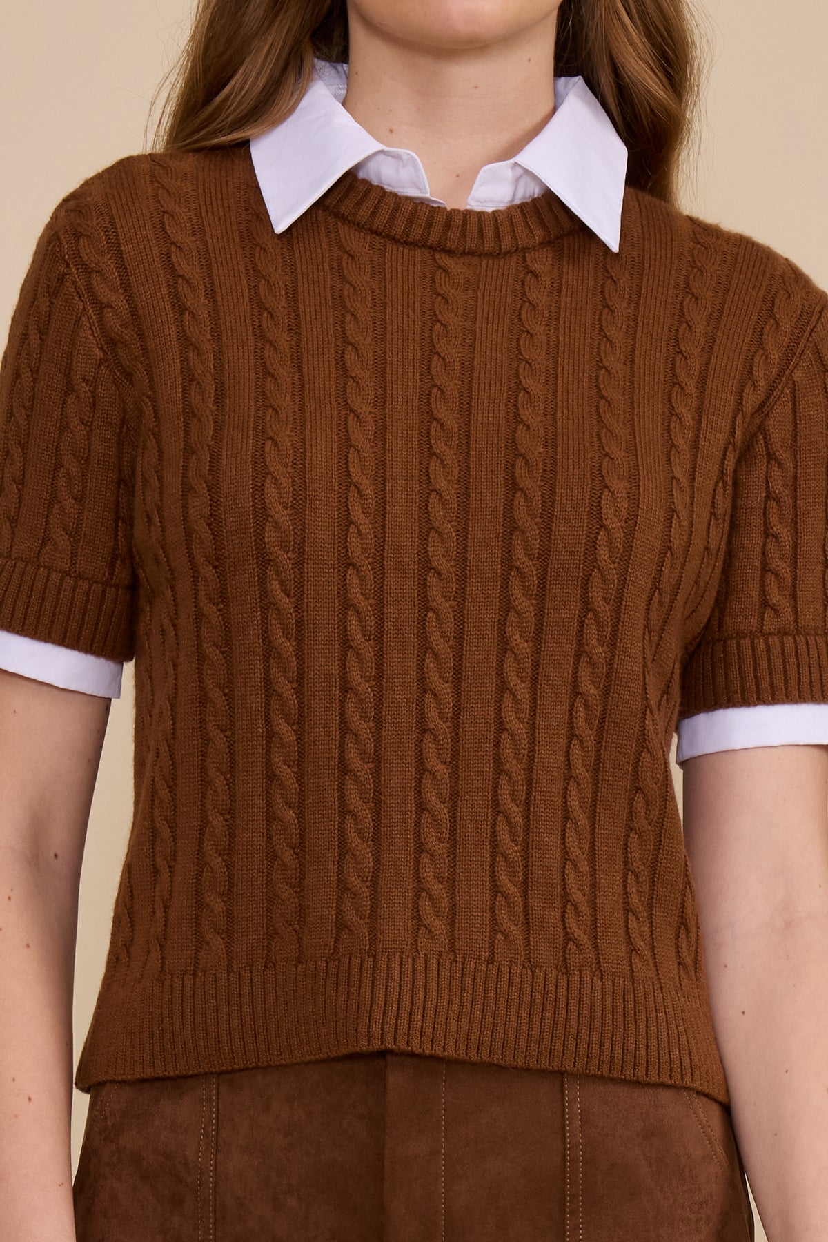 Kenny Polo Top - Brown