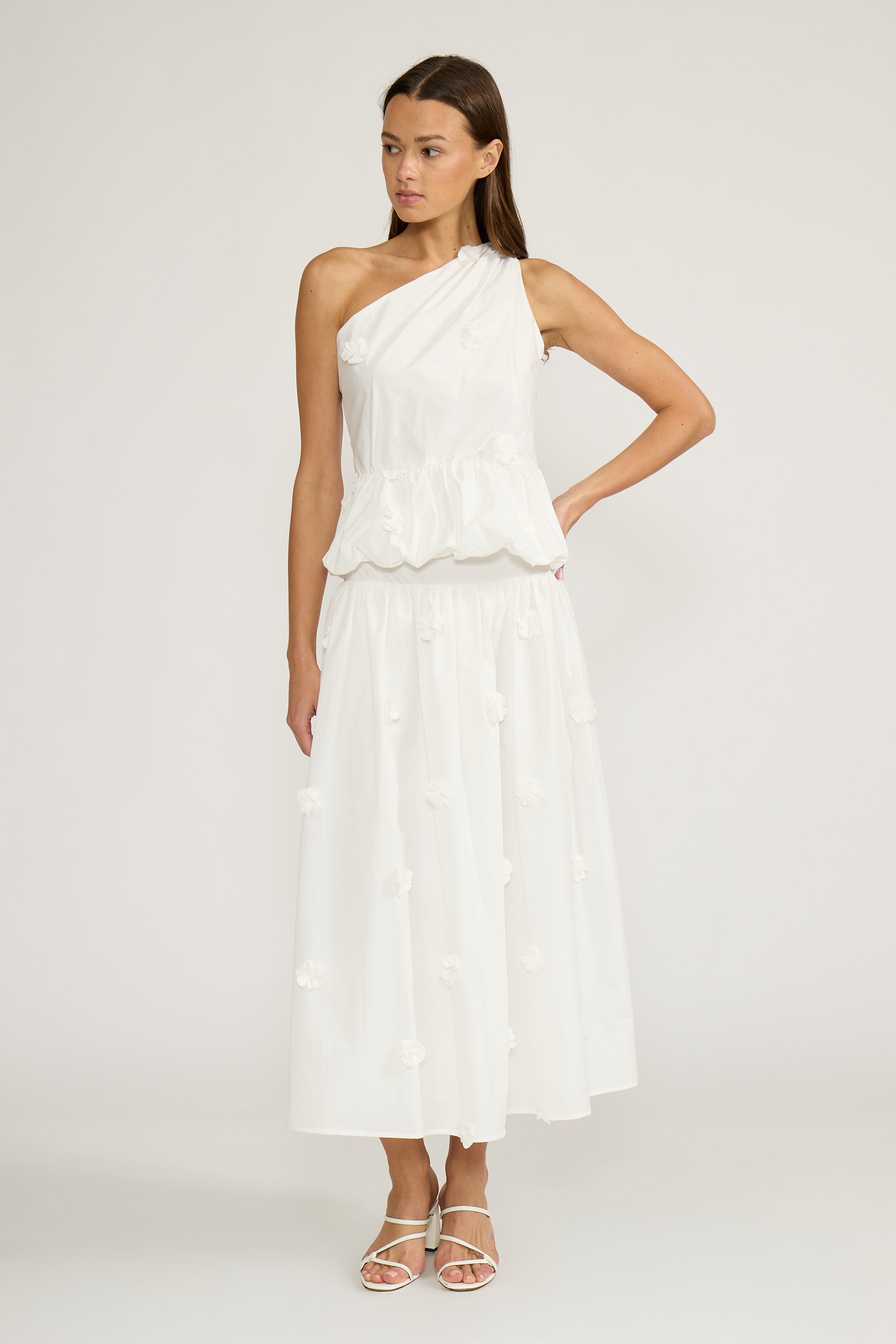 Lucy Paris-Gwynn Floral Top - White