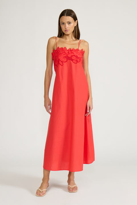 Lucy Paris - Rey Maxi Dress - Red Small Lucy Paris - Rey Maxi Dress - Red Small