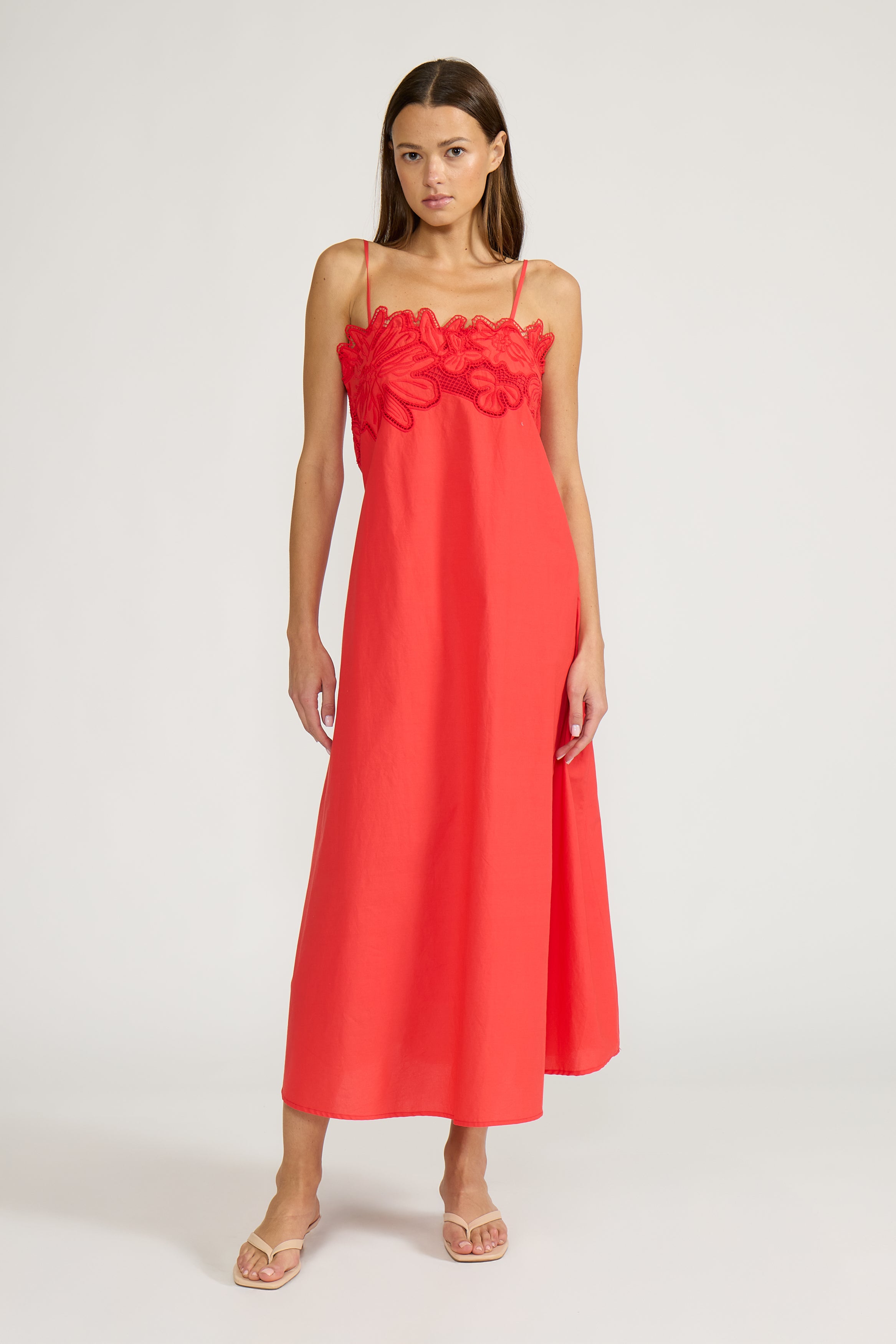 Lucy Paris-Rey Maxi Dress - Red