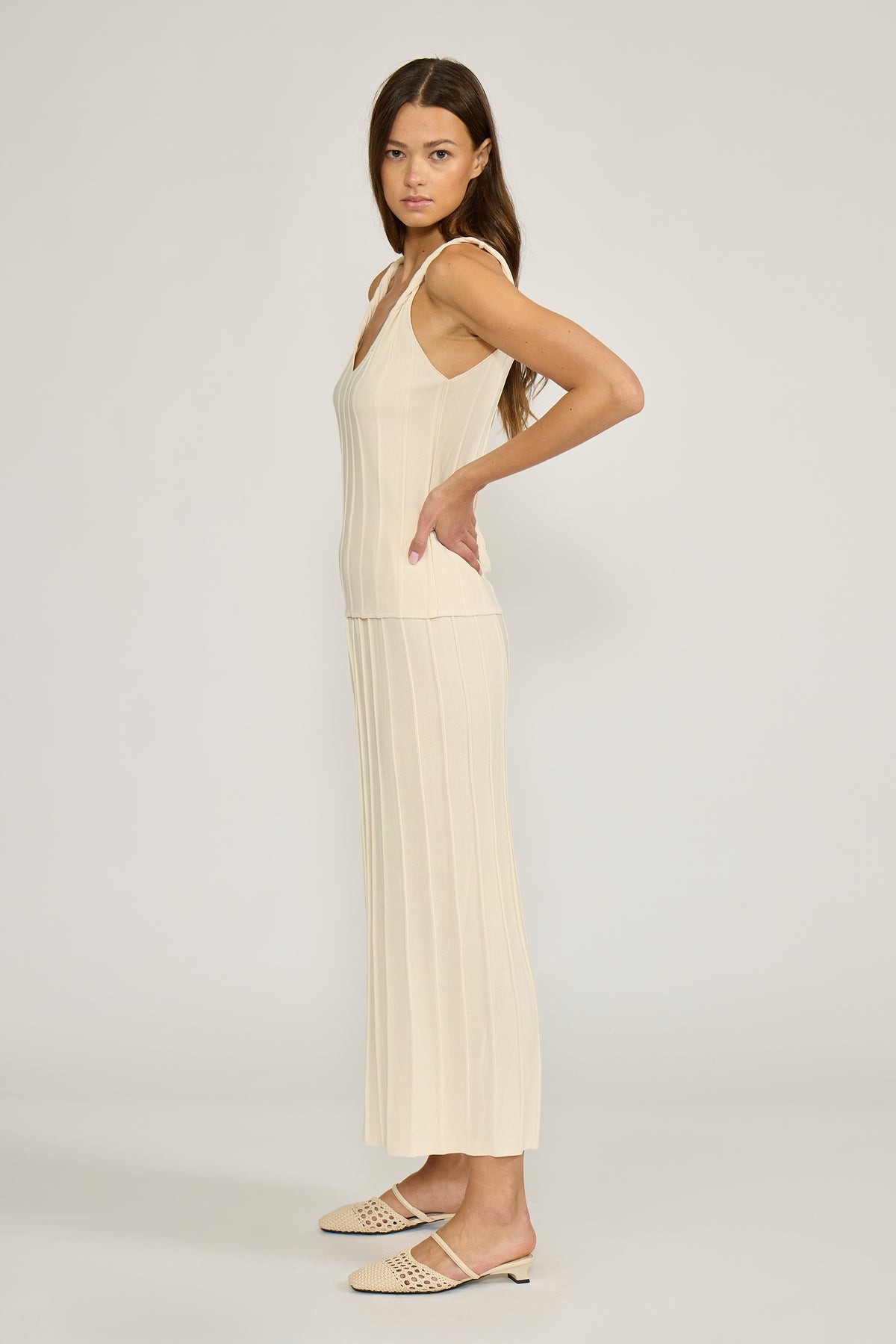 Riley Panel Midi Skirt